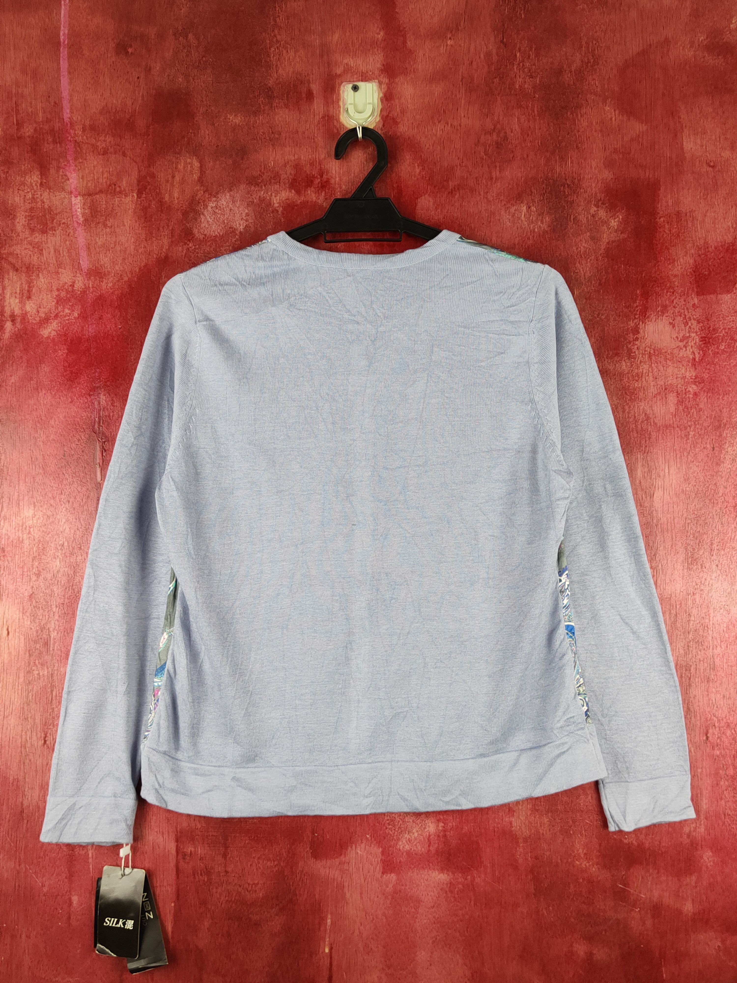 Japanese Brand Out Zon Baby Blue Knitwear Cardigan #S1212 Size M / US 6-8 / IT 42-44 - 7 Thumbnail