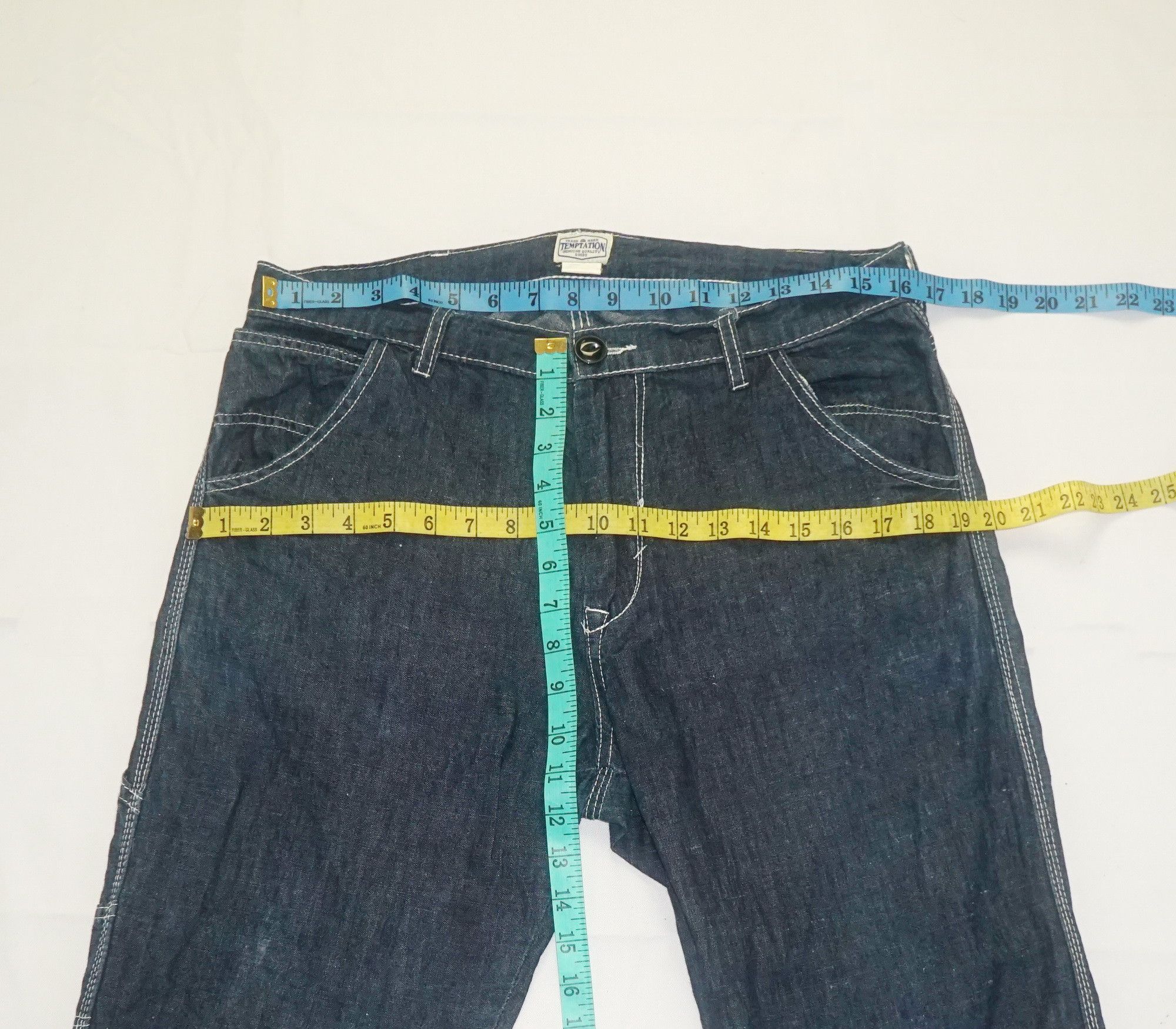 Japanese Brand TEMPTATION Soft Jeans Size US 32 / EU 48 - 8 Thumbnail