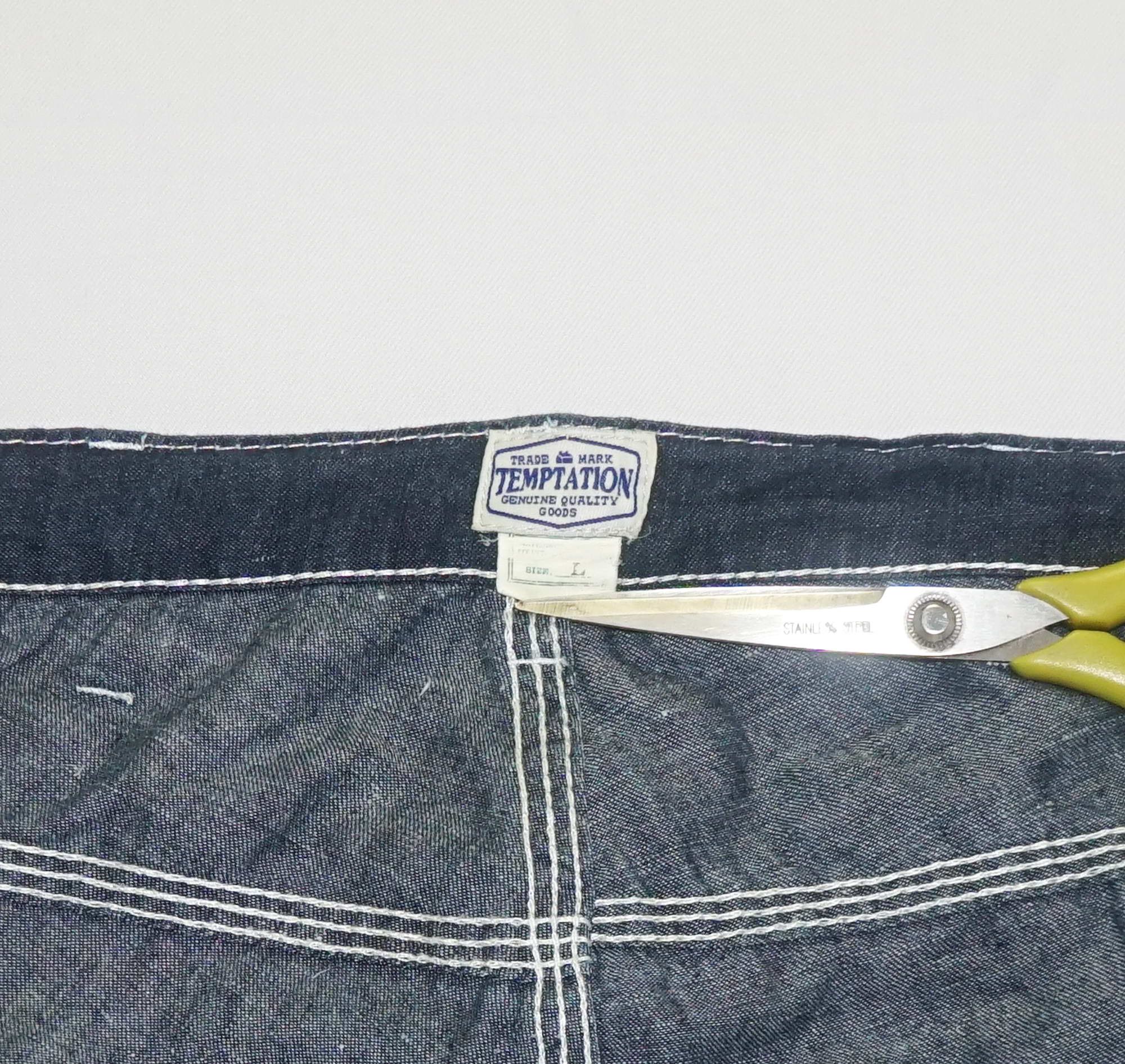 Japanese Brand TEMPTATION Soft Jeans Size US 32 / EU 48 - 5 Thumbnail