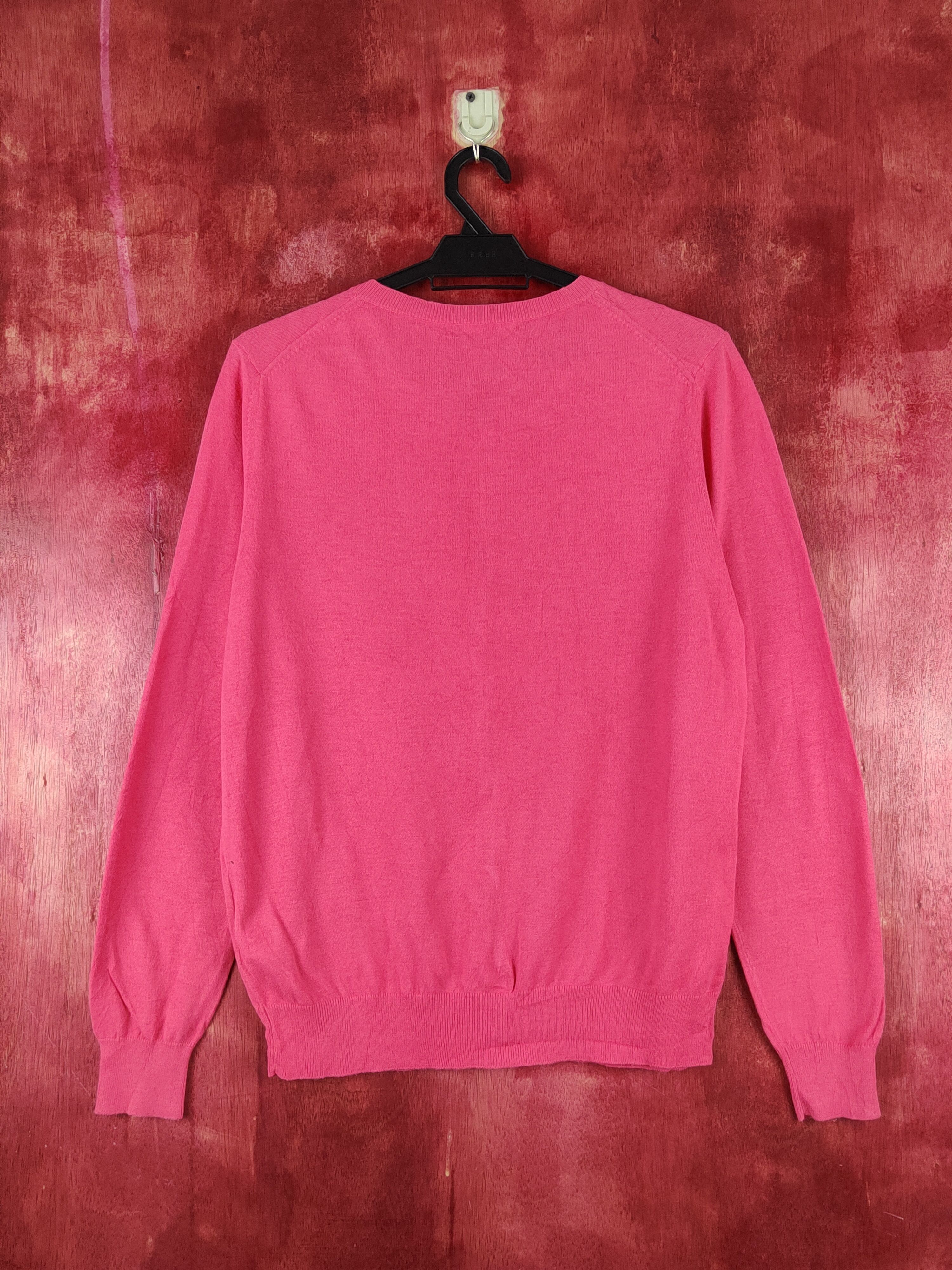 Japanese Brand Uniqlo Dark Pink Knitwear Cardigan vintage japan #S1211 Size M / US 6-8 / IT 42-44 - 6 Thumbnail