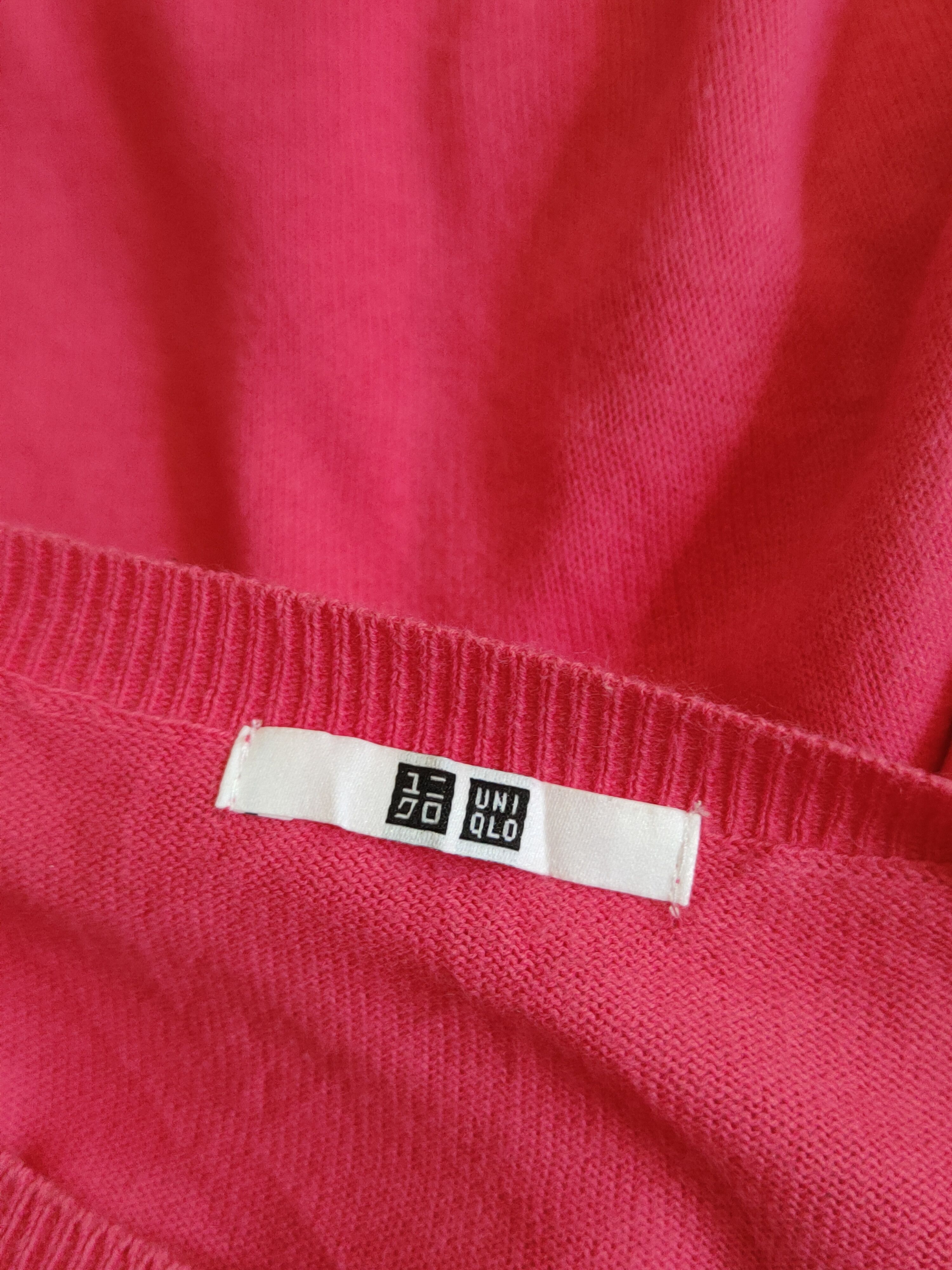 Japanese Brand Uniqlo Dark Pink Knitwear Cardigan vintage japan #S1211 Size M / US 6-8 / IT 42-44 - 10 Thumbnail