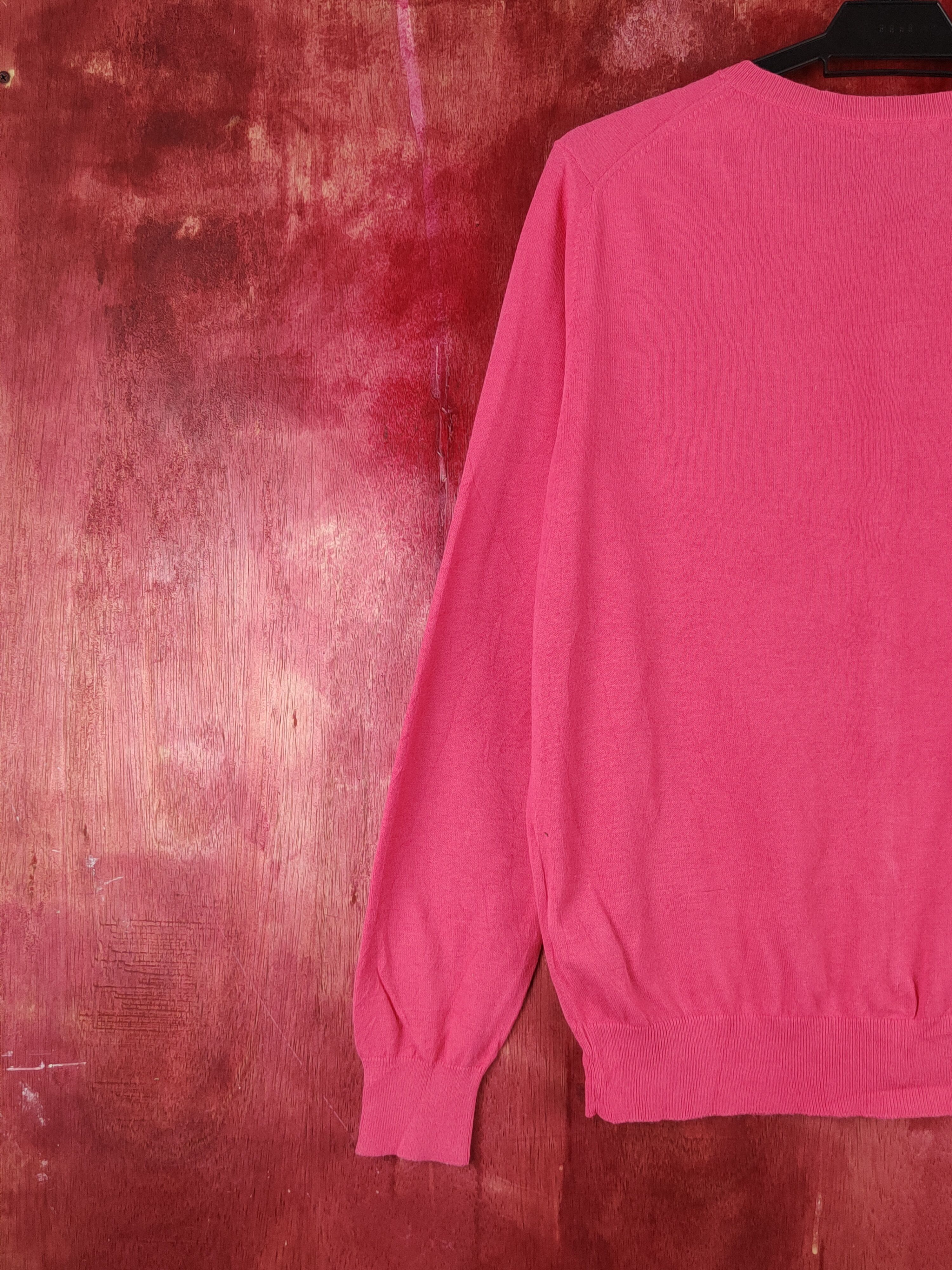 Japanese Brand Uniqlo Dark Pink Knitwear Cardigan vintage japan #S1211 Size M / US 6-8 / IT 42-44 - 7 Thumbnail