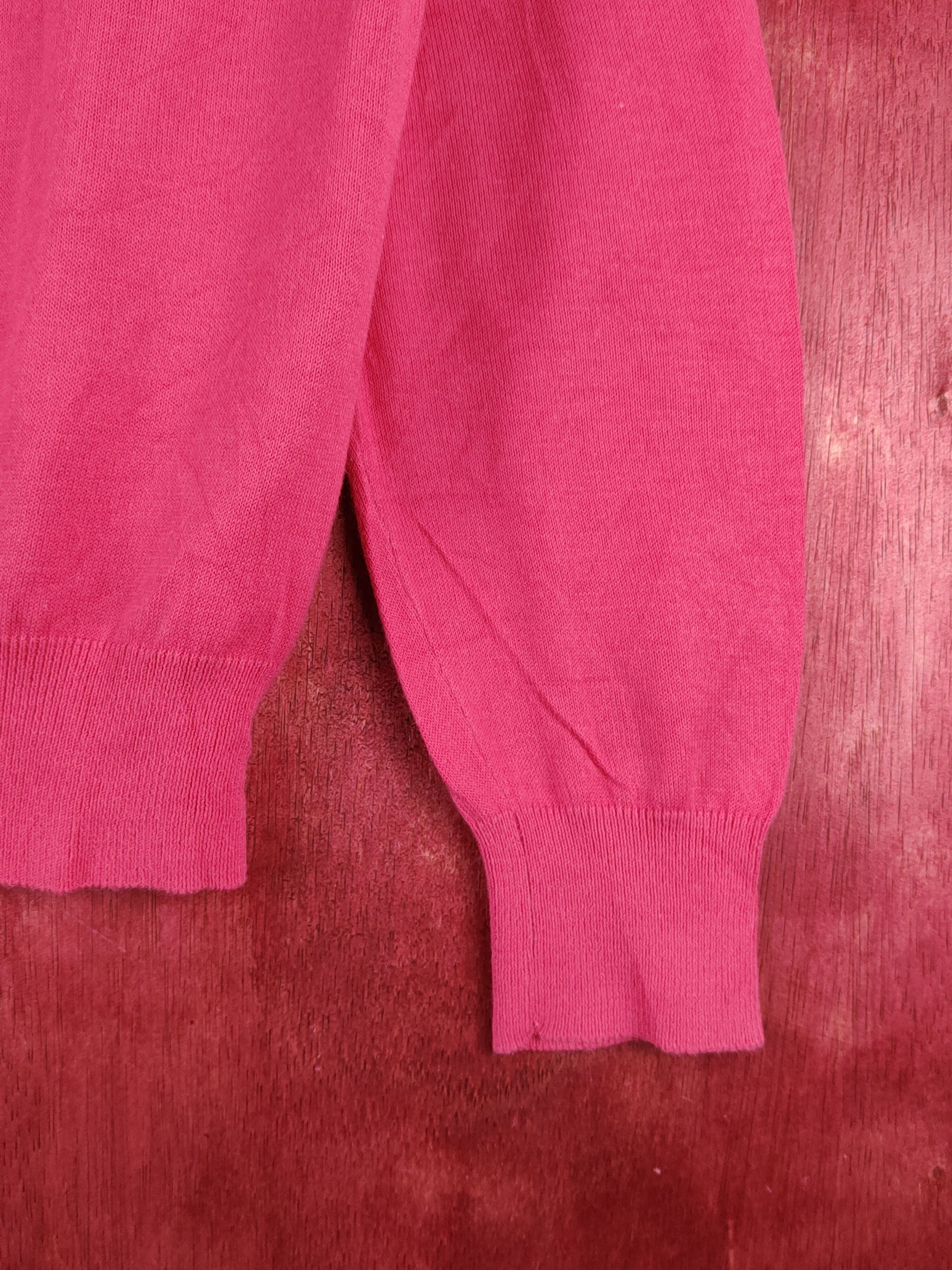Japanese Brand Uniqlo Dark Pink Knitwear Cardigan vintage japan #S1211 Size M / US 6-8 / IT 42-44 - 5 Thumbnail