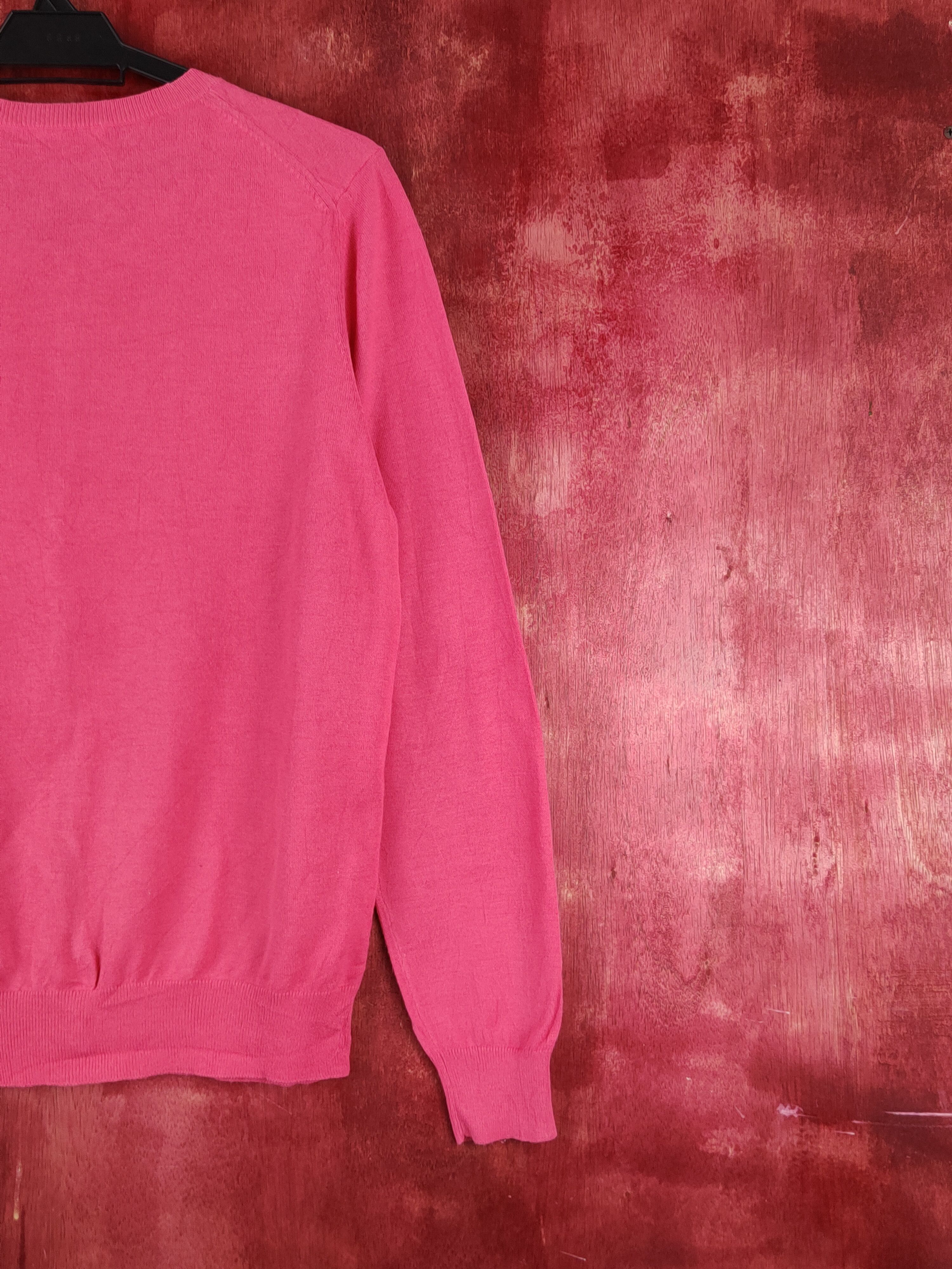Japanese Brand Uniqlo Dark Pink Knitwear Cardigan vintage japan #S1211 Size M / US 6-8 / IT 42-44 - 8 Thumbnail