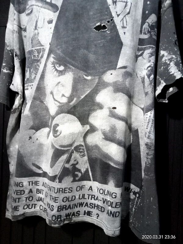 Vintage Vintage 90s Clockwork Orange Movie Mosquitohead Distressed Size US XL / EU 56 / 4 - 3 Thumbnail