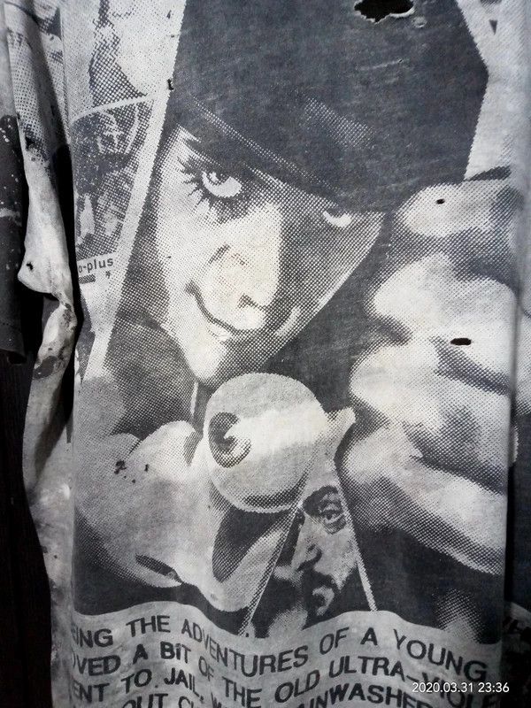 Vintage Vintage 90s Clockwork Orange Movie Mosquitohead Distressed Size US XL / EU 56 / 4 - 2 Thumbnail
