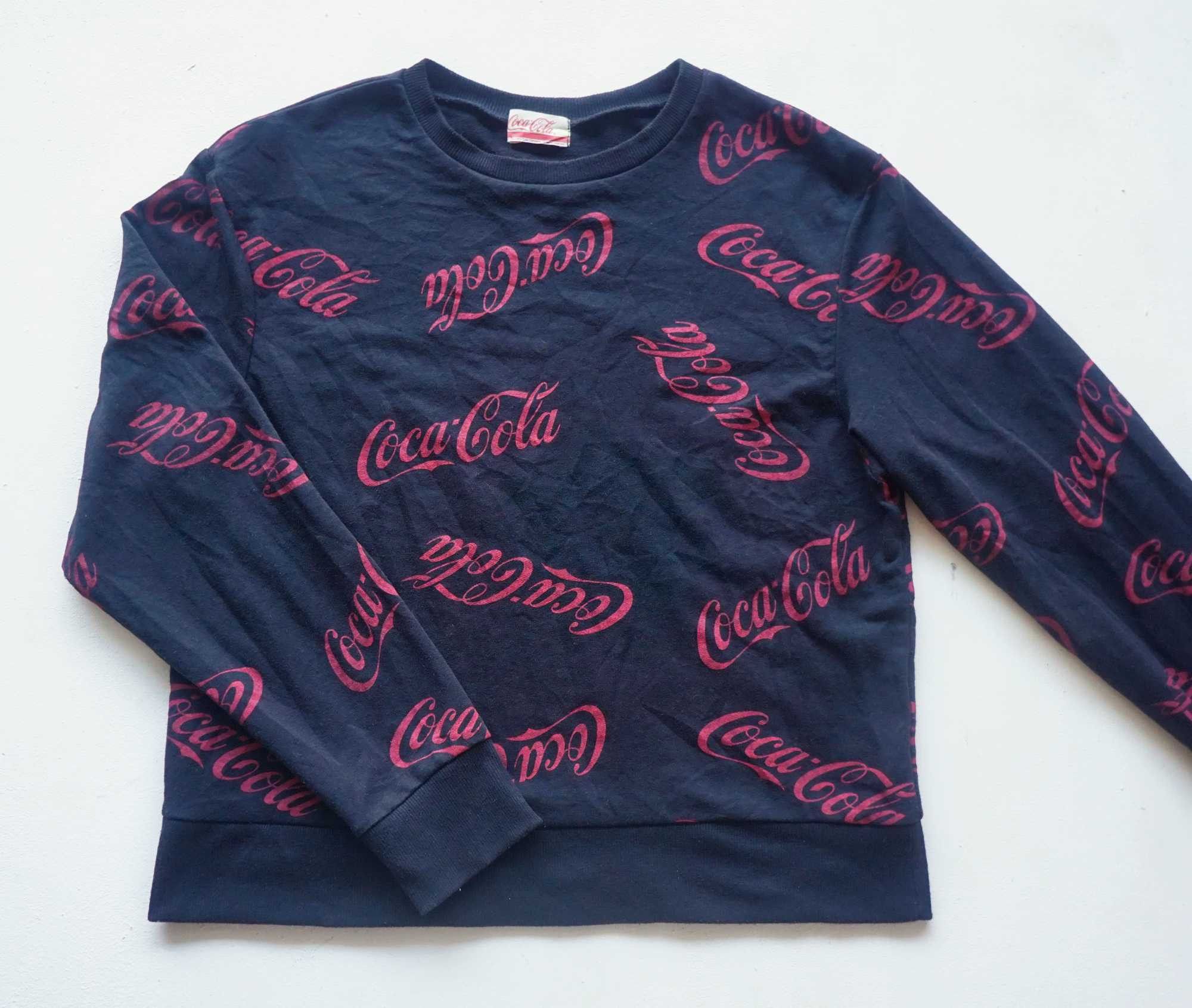 COCA COLA Logo Printed Crewneck Sweatshirt
