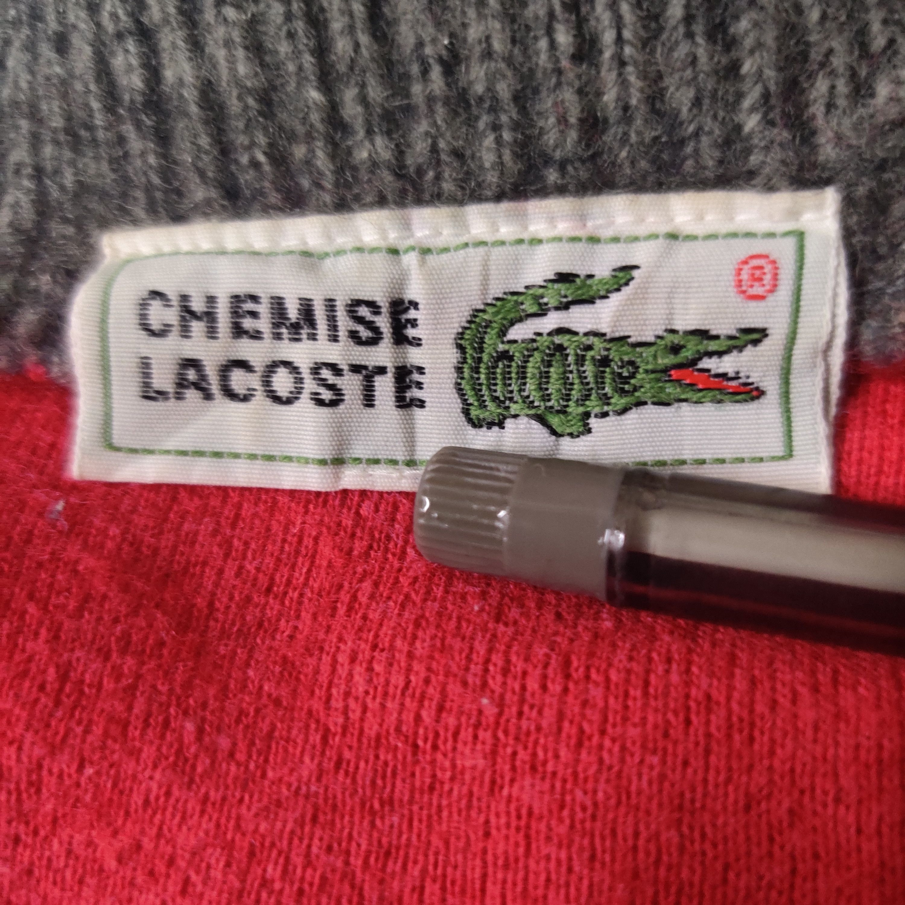 Lacoste Vintage Chemise Lacoste Sweatshirt Jumper Size US S / EU 44-46 / 1 - 4 Thumbnail