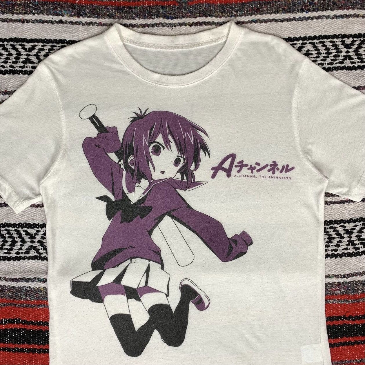 Anime × Vintage Ichii Tooru Anime Characters Tee Channel The Animation Size US S / EU 44-46 / 1 - 3 Thumbnail