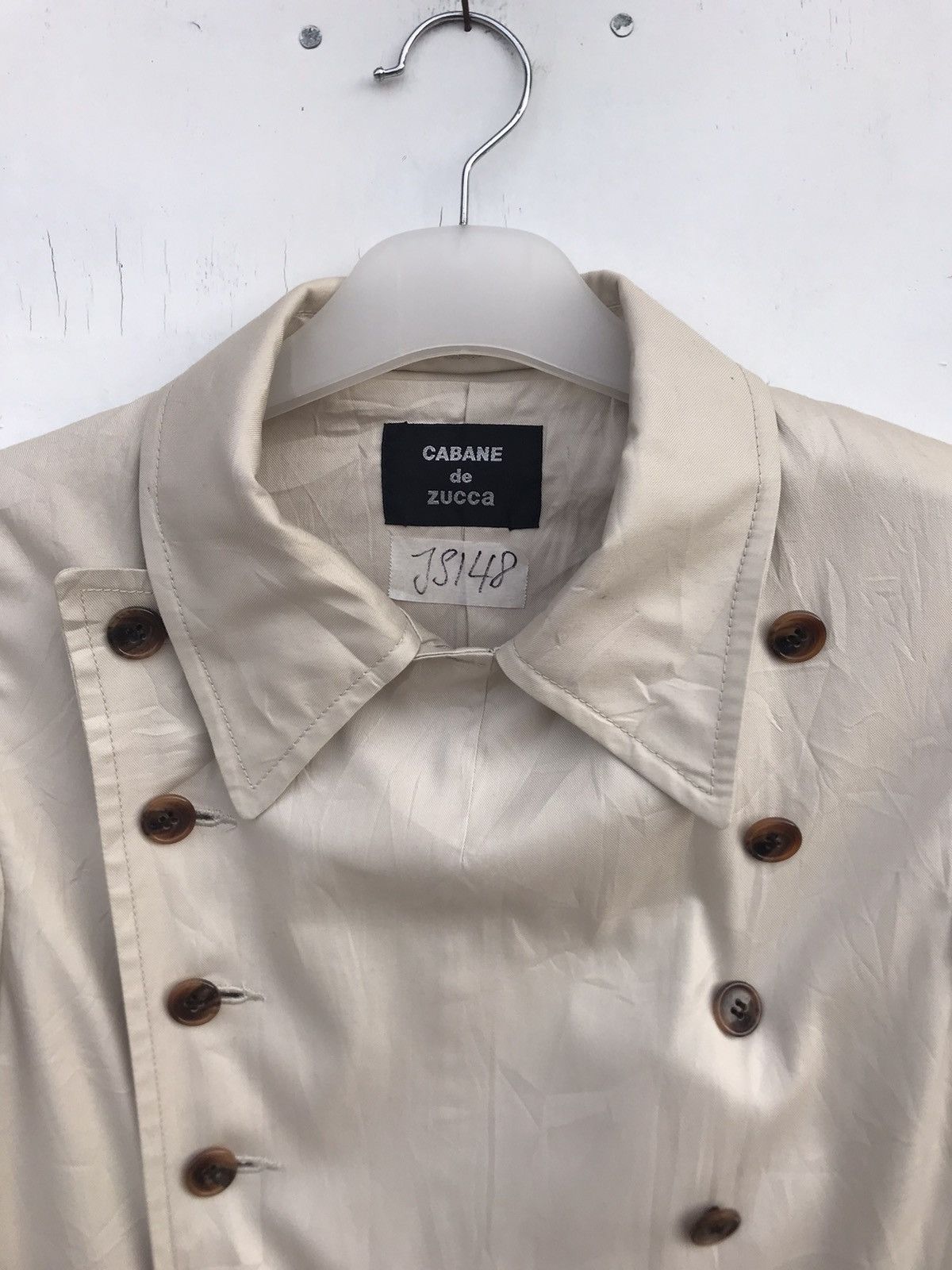 CABANE de ZUCCa Cabane de Zucca Double Breast Trench Coat Size US M / EU 48-50 / 2 - 3 Thumbnail