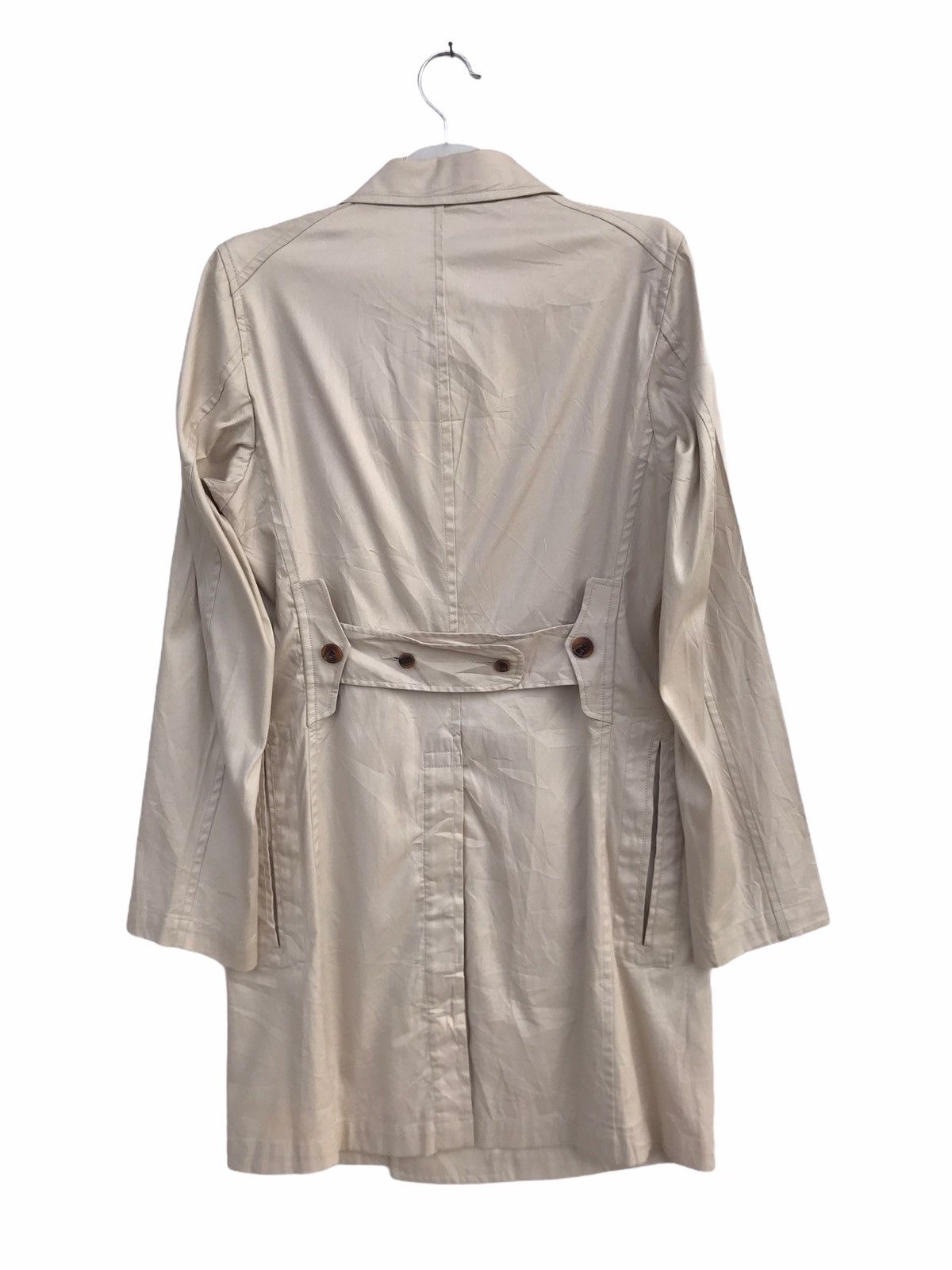 CABANE de ZUCCa Cabane de Zucca Double Breast Trench Coat Size US M / EU 48-50 / 2 - 2 Thumbnail
