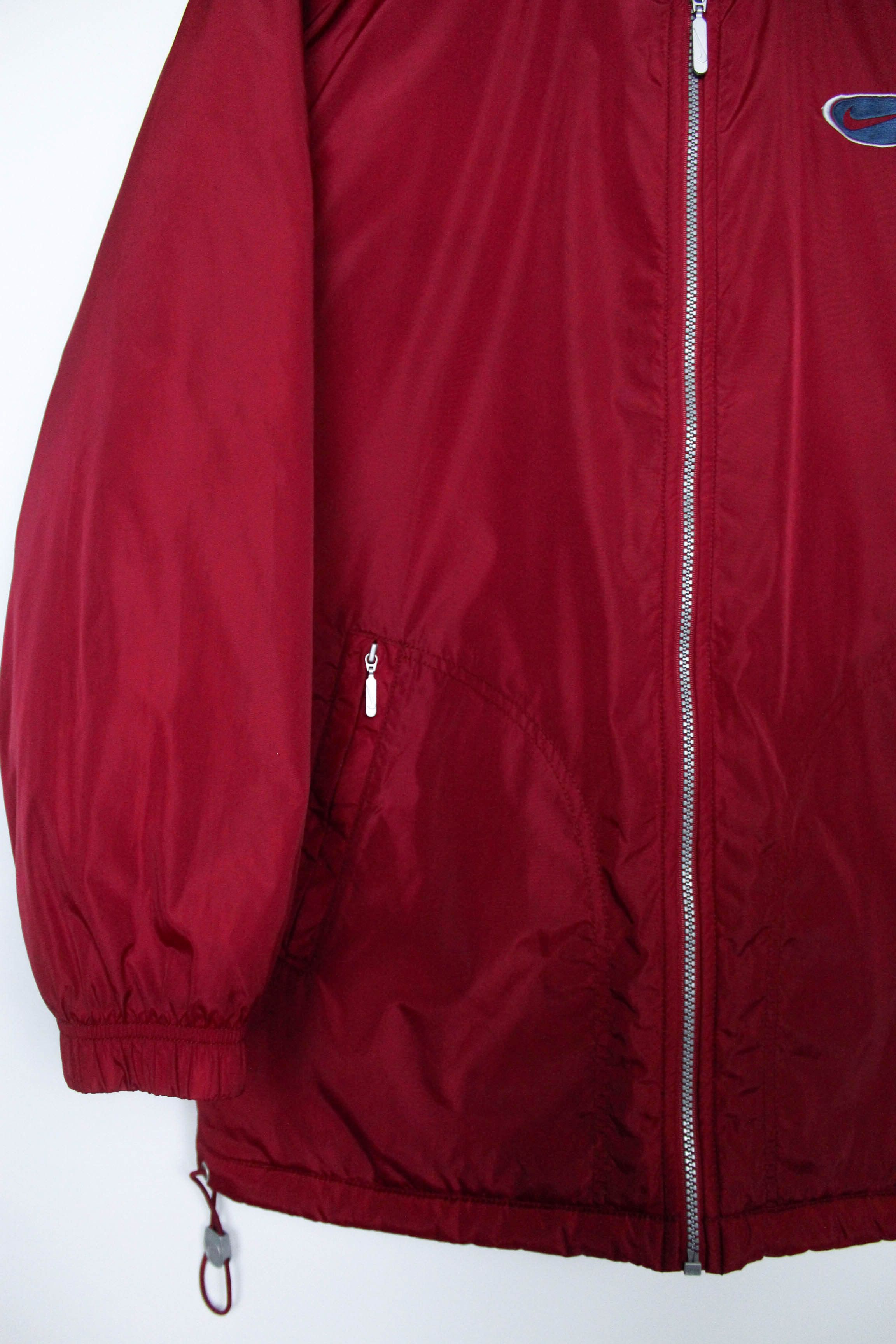 Nike Nike Rare Vintage Big Logo Insulated Oversized Zip Jacket Size US M / EU 48-50 / 2 - 5 Thumbnail