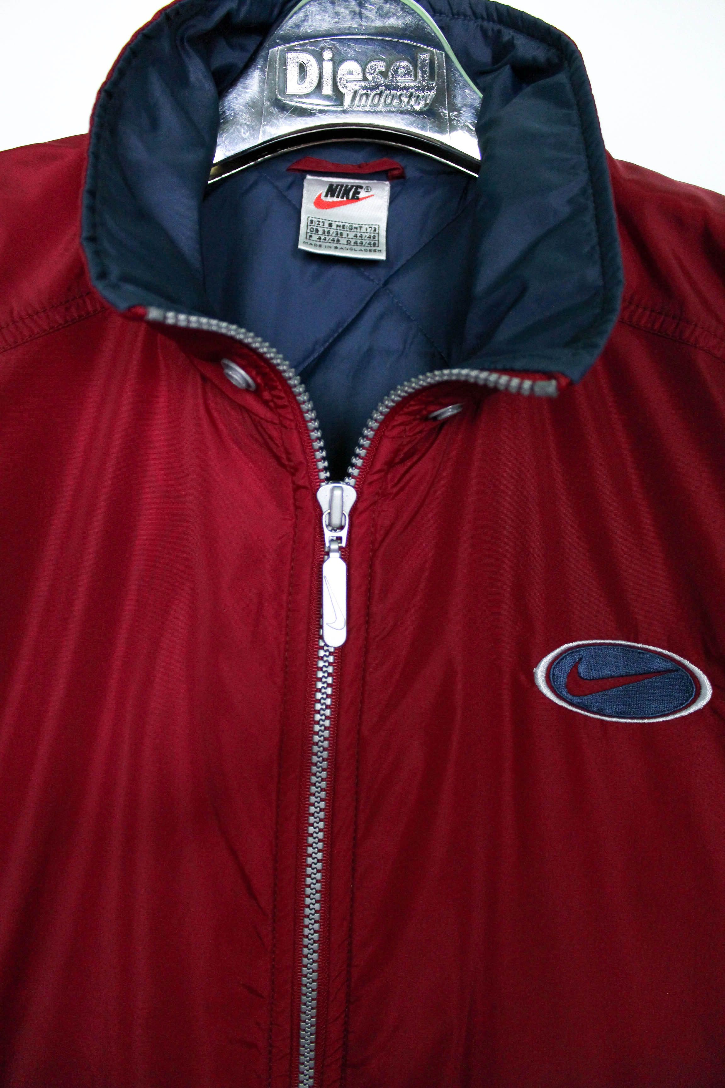 Nike Nike Rare Vintage Big Logo Insulated Oversized Zip Jacket Size US M / EU 48-50 / 2 - 7 Thumbnail