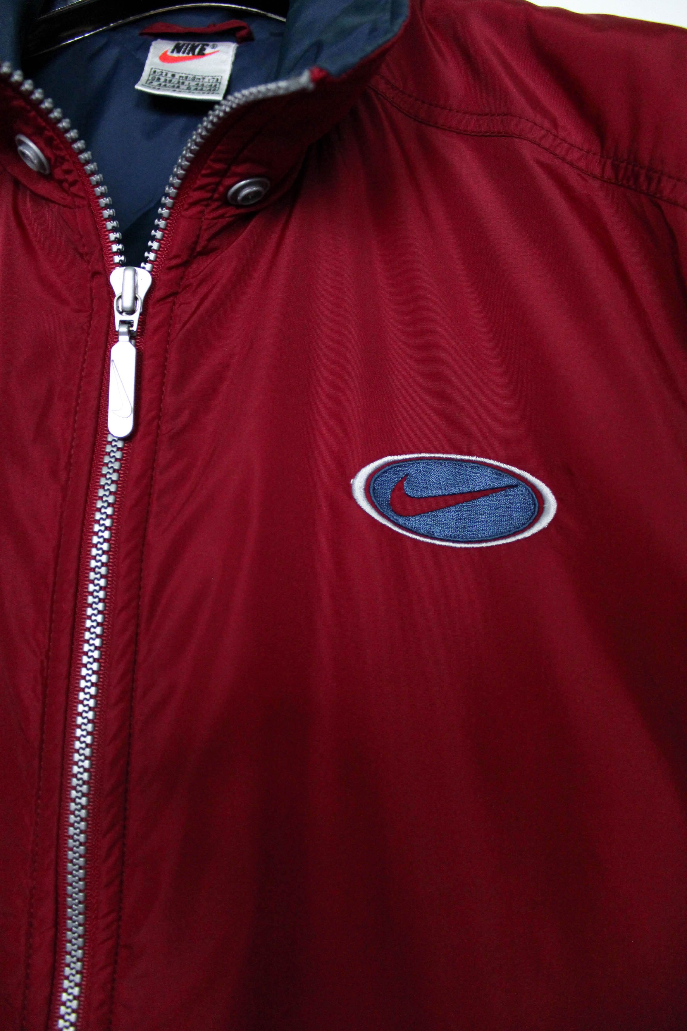 Nike Nike Rare Vintage Big Logo Insulated Oversized Zip Jacket Size US M / EU 48-50 / 2 - 8 Thumbnail