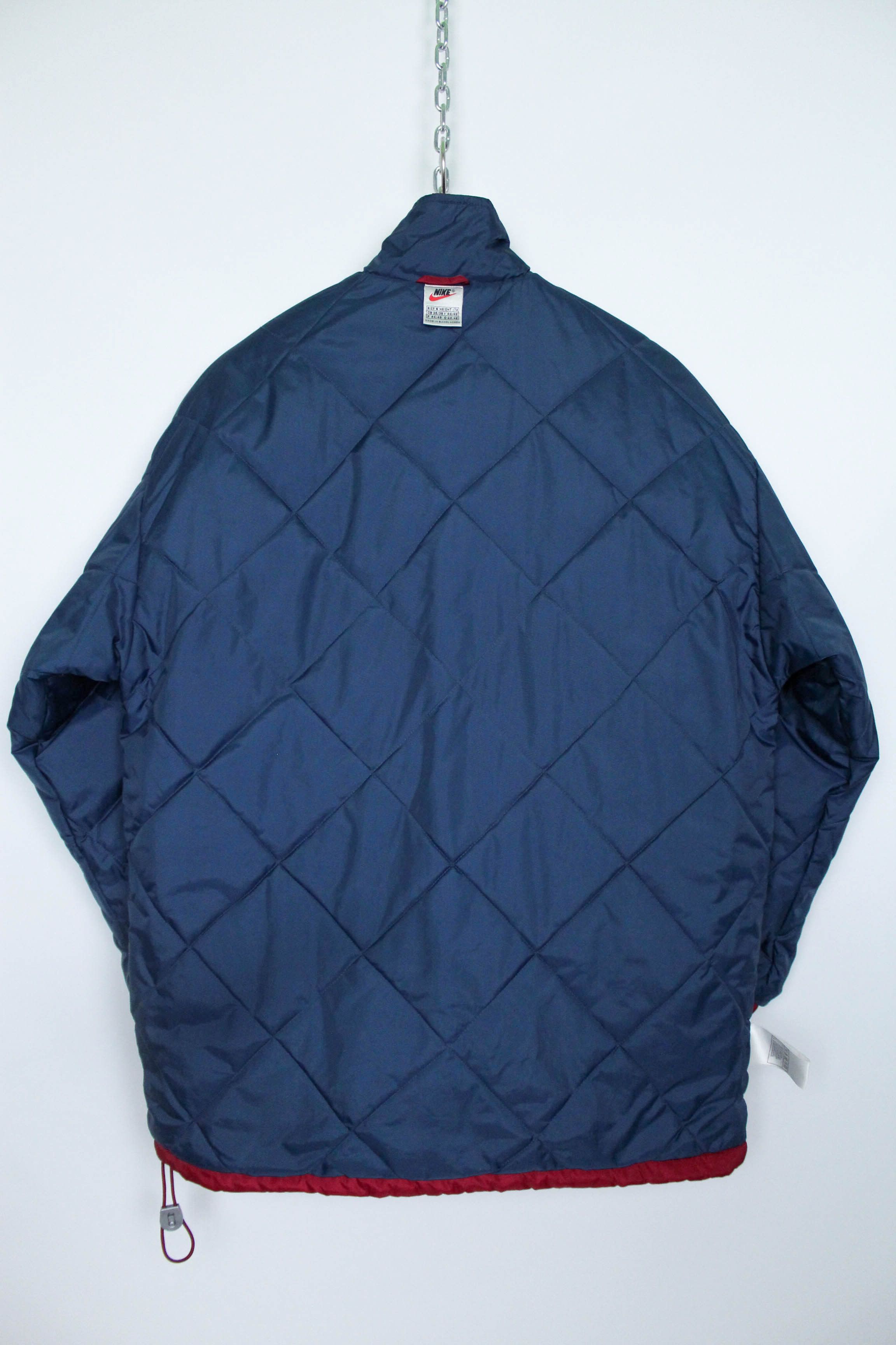Nike Nike Rare Vintage Big Logo Insulated Oversized Zip Jacket Size US M / EU 48-50 / 2 - 11 Thumbnail