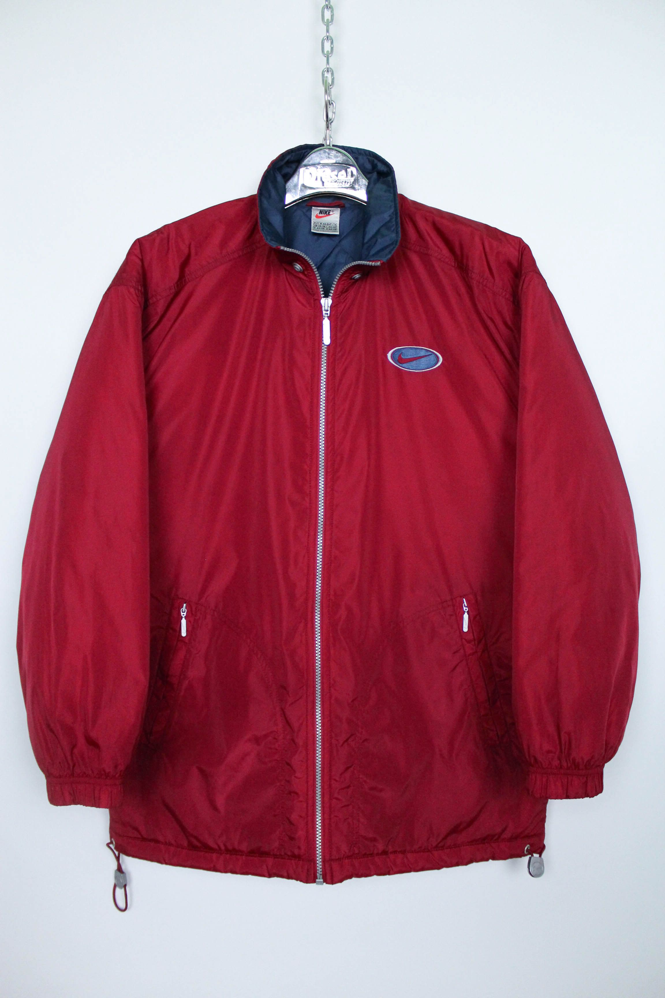 Nike Nike Rare Vintage Big Logo Insulated Oversized Zip Jacket Size US M / EU 48-50 / 2 - 2 Thumbnail