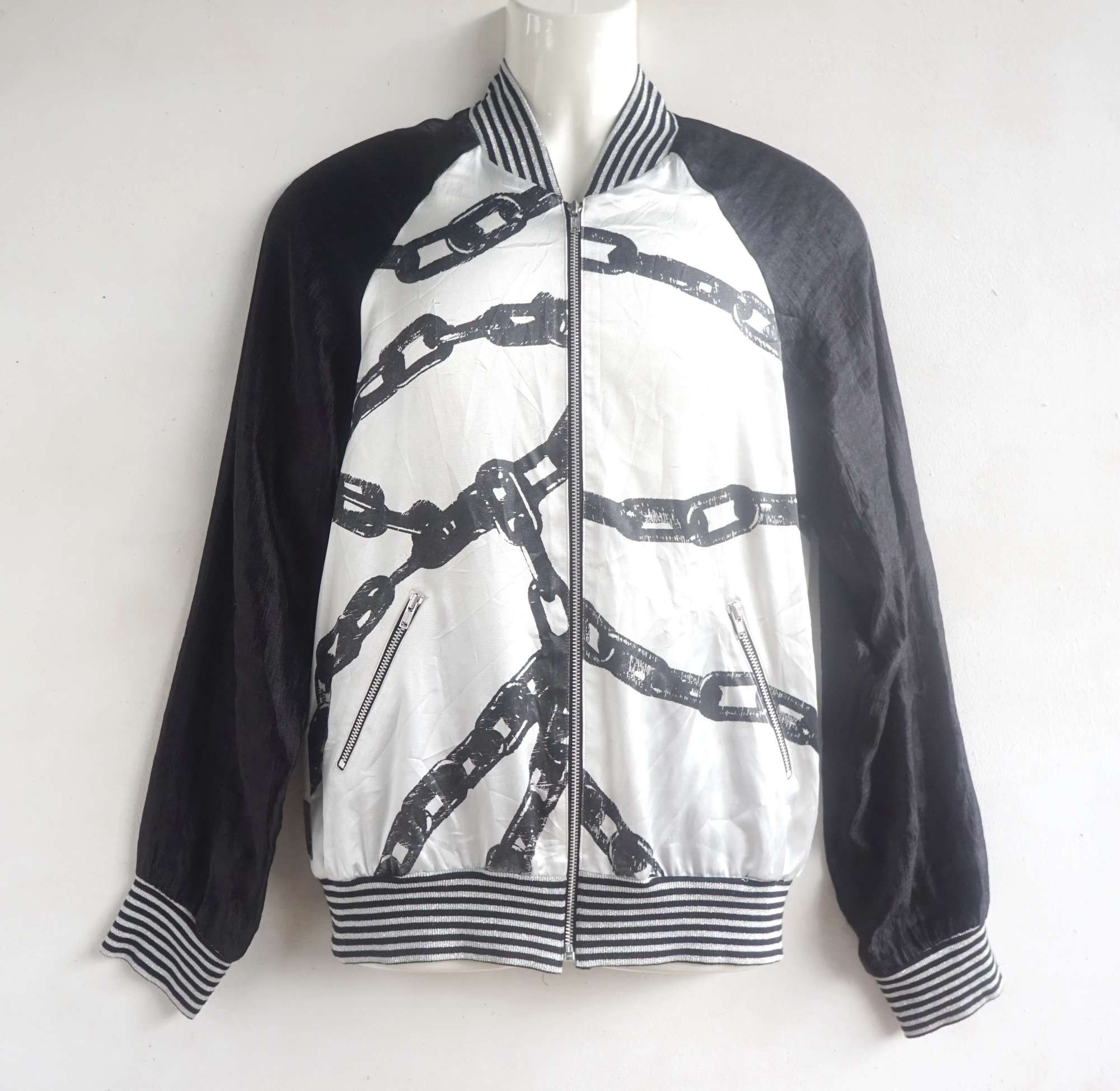 Japanese Brand MALKO MALKA Chains Design Light Jacket Size US M / EU 48-50 / 2 - 1 Thumbnail