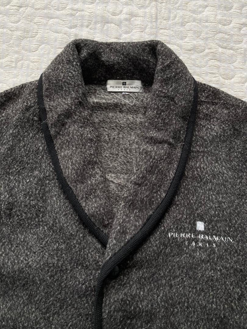 Pierre Balmain Pierre Balmain Shawl Colar Herringbone Jacket Size US XL / EU 56 / 4 - 2 Thumbnail