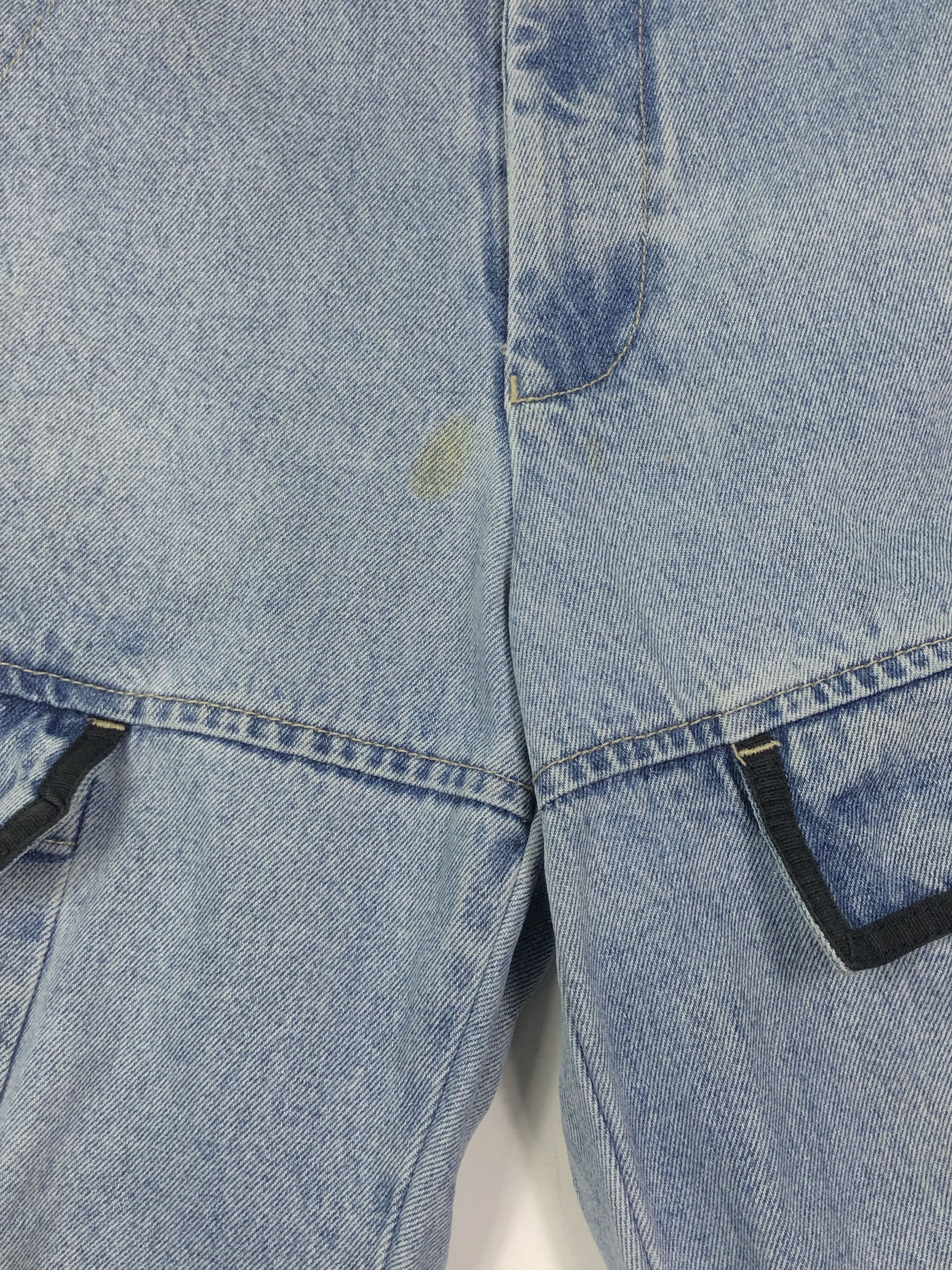 Marithe + Francois Girbaud RARE🔥VINTAGE GIRBAUD M+FG DENIM TAPE SHORT PANTS Size US 32 / EU 48 - 7 Thumbnail