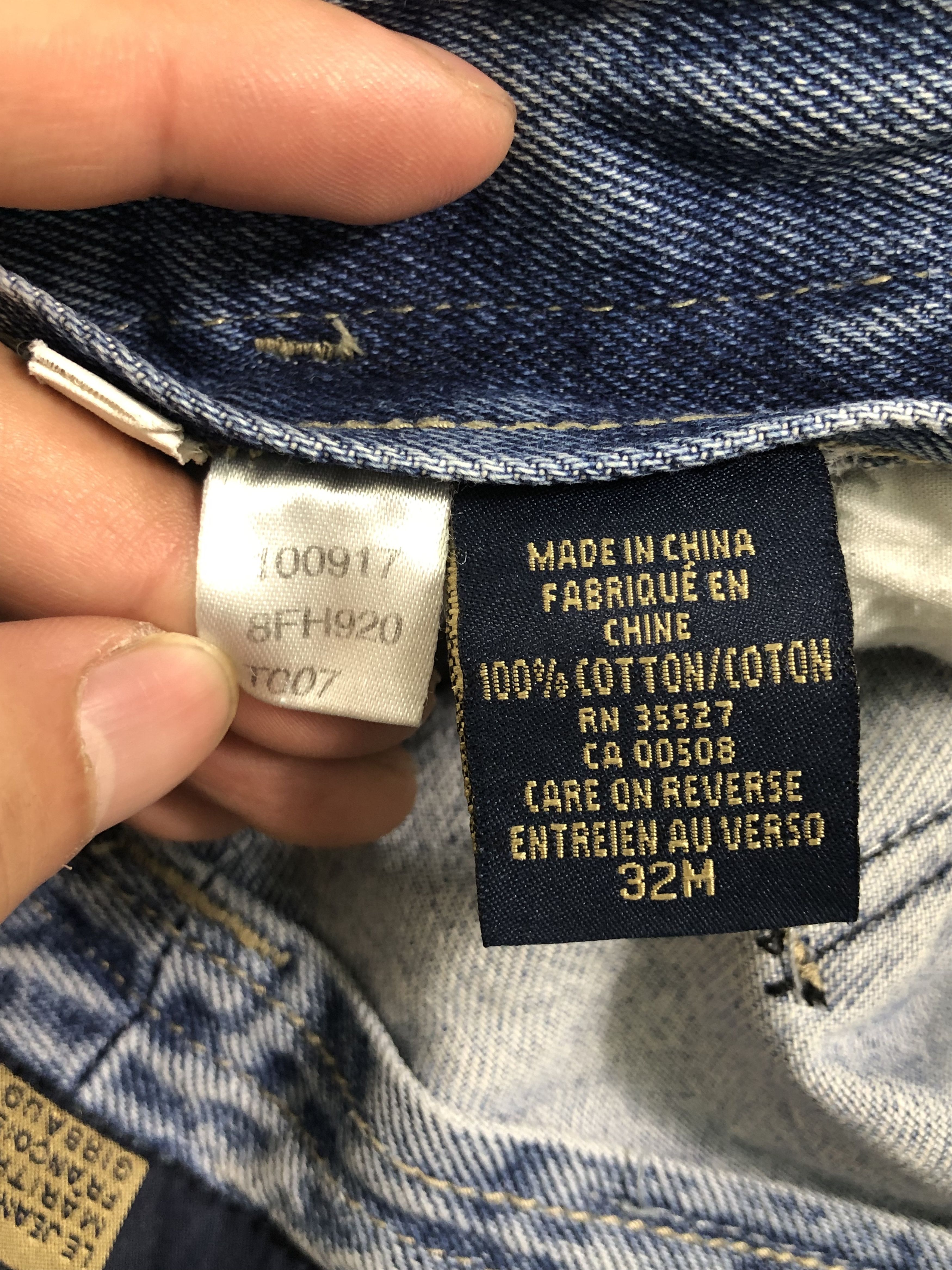 Marithe + Francois Girbaud RARE🔥VINTAGE GIRBAUD M+FG DENIM TAPE SHORT PANTS Size US 32 / EU 48 - 20 Thumbnail