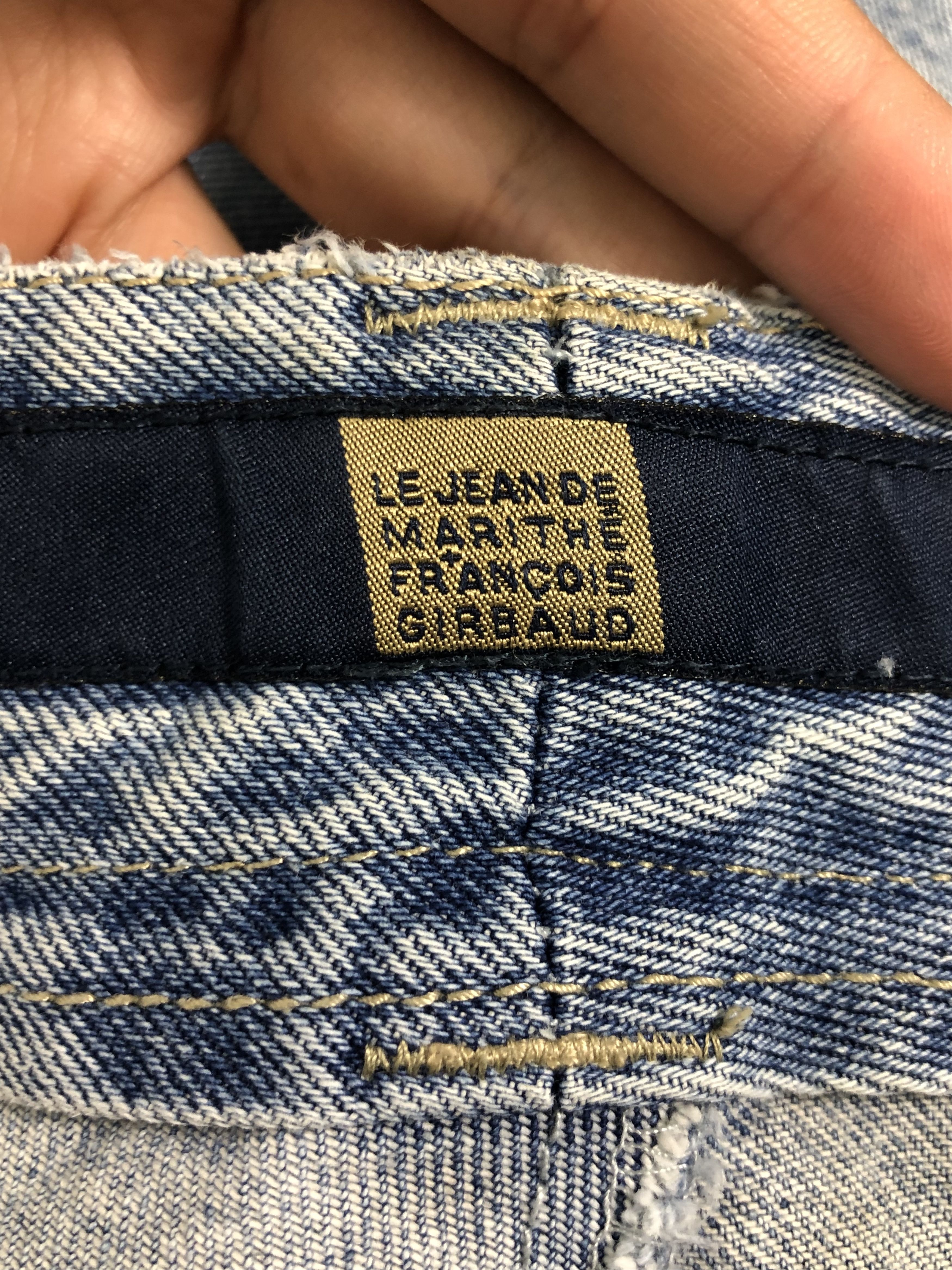 Marithe + Francois Girbaud RARE🔥VINTAGE GIRBAUD M+FG DENIM TAPE SHORT PANTS Size US 32 / EU 48 - 21 Thumbnail