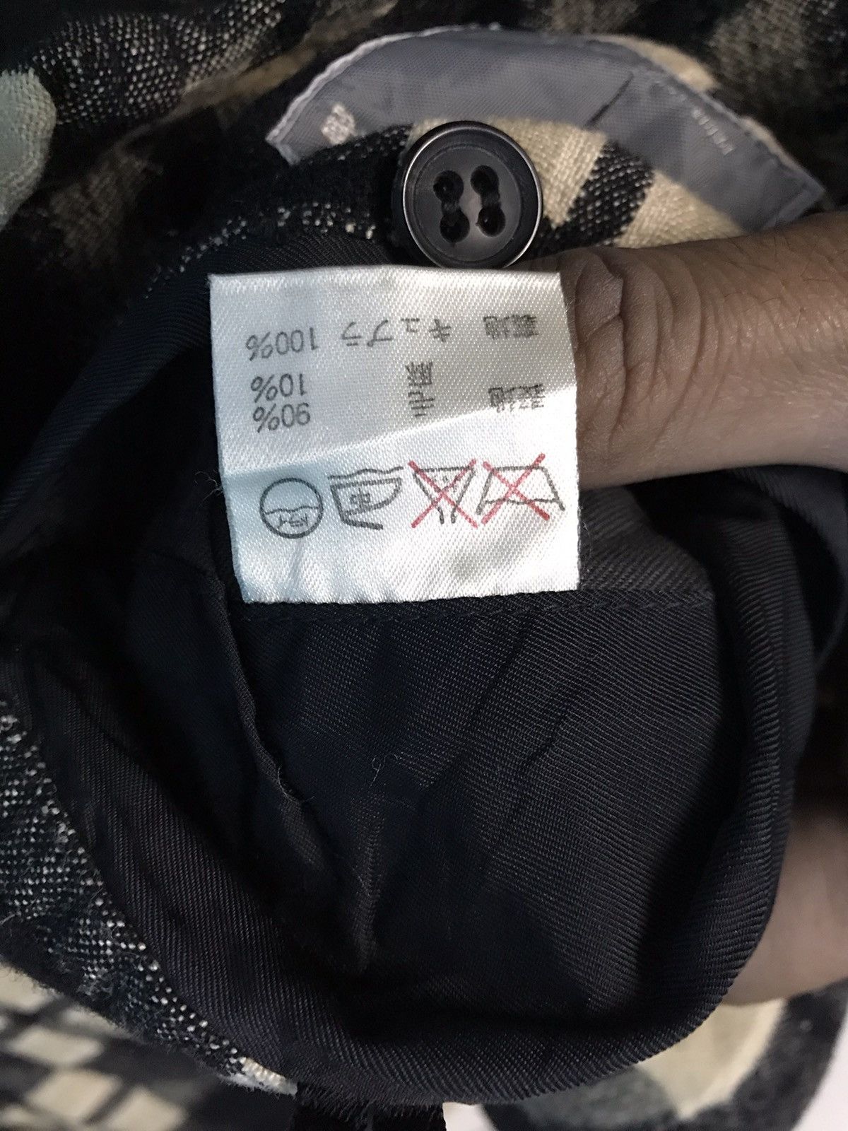 Designer Made In Japan Issey Miyake Men Tartan Wool Jackets Size US M / EU 48-50 / 2 - 19 Thumbnail