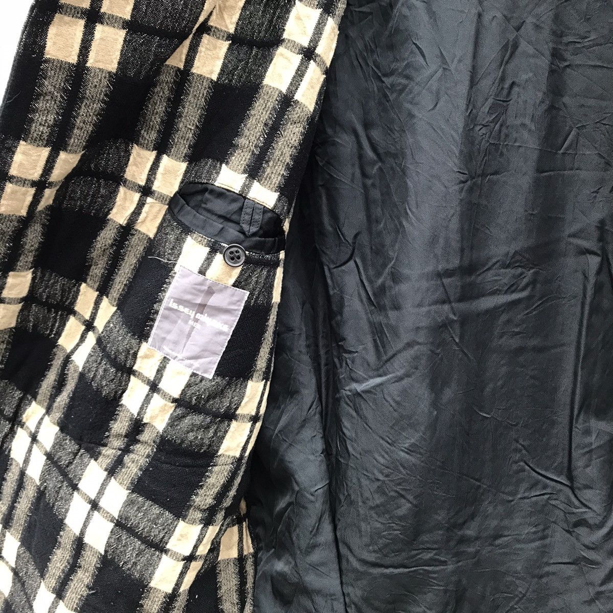 Designer Made In Japan Issey Miyake Men Tartan Wool Jackets Size US M / EU 48-50 / 2 - 17 Thumbnail