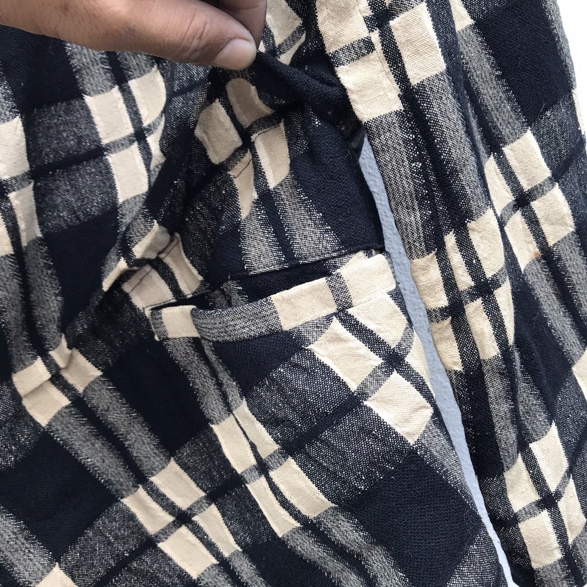 Designer Made In Japan Issey Miyake Men Tartan Wool Jackets Size US M / EU 48-50 / 2 - 15 Thumbnail