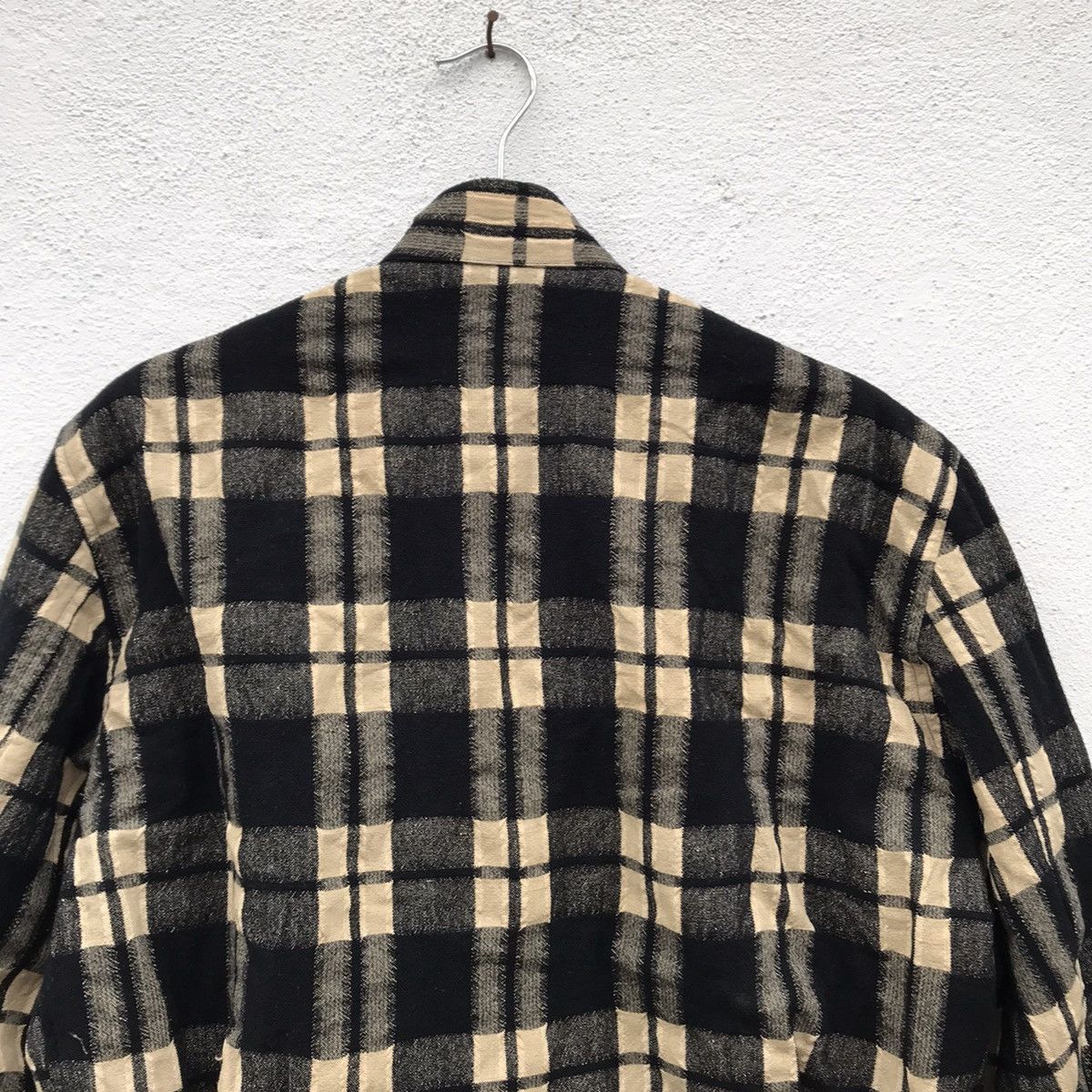 Designer Made In Japan Issey Miyake Men Tartan Wool Jackets Size US M / EU 48-50 / 2 - 13 Thumbnail