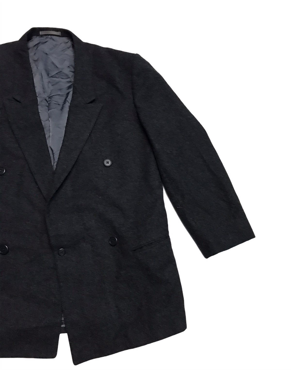 Yohji Yamamoto Vintage Y’s For Men Double Breasted Wool Coat Blazer Size US M / EU 48-50 / 2 - 12 Thumbnail