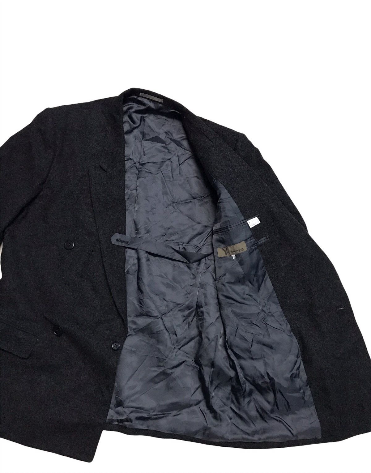 Yohji Yamamoto Vintage Y’s For Men Double Breasted Wool Coat Blazer Size US M / EU 48-50 / 2 - 6 Thumbnail