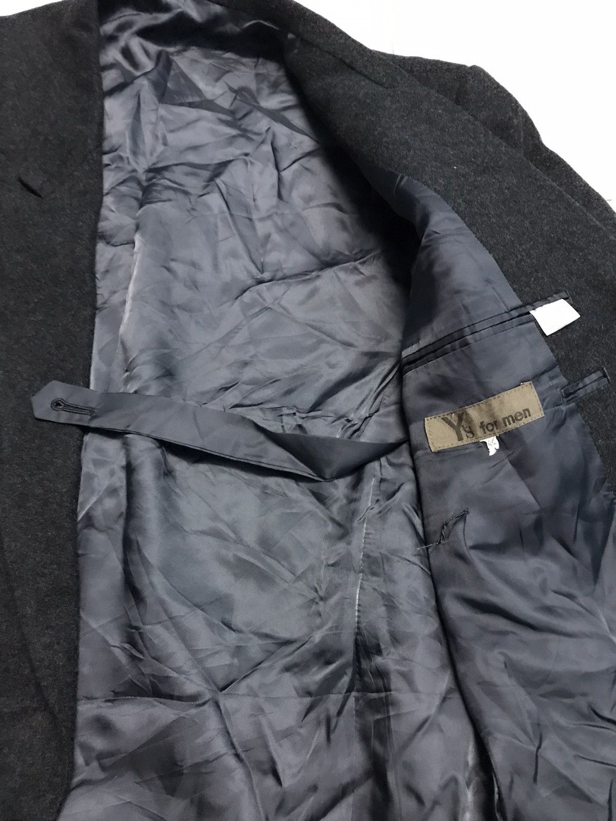 Yohji Yamamoto Vintage Y’s For Men Double Breasted Wool Coat Blazer Size US M / EU 48-50 / 2 - 7 Thumbnail