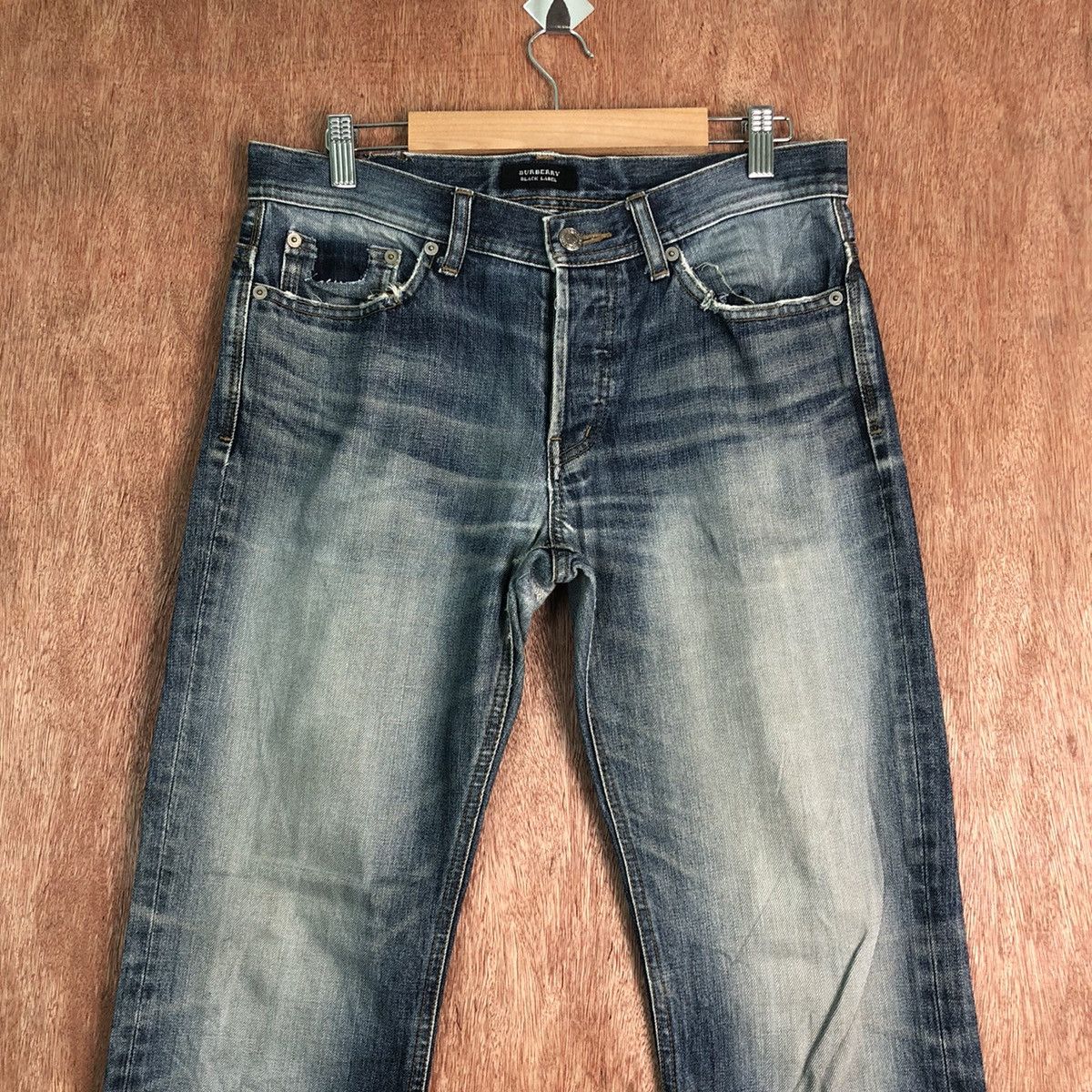 Burberry DLL Burberry Black Label distressed Denim Jeans Pants #c298 Size US 30 / EU 46 - 2 Thumbnail