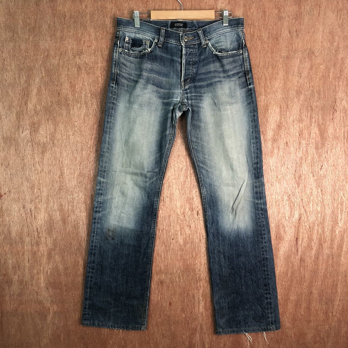 Burberry DLL Burberry Black Label distressed Denim Jeans Pants #c298 Size US 30 / EU 46 - 1 Thumbnail