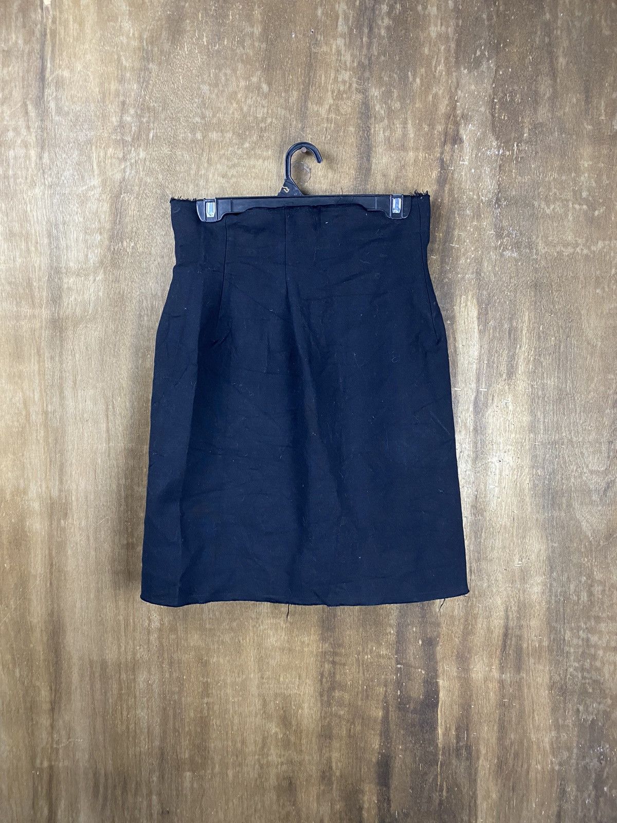 Yohji Yamamoto DL Yohji Yamamoto japan black Skirt #Z093 Size 26" / US 2 / IT 38 - 8 Thumbnail