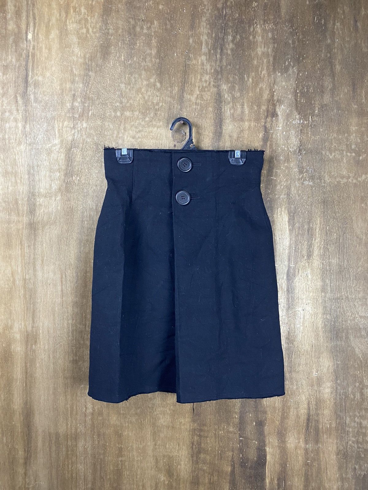 DL Yohji Yamamoto japan black Skirt #Z093