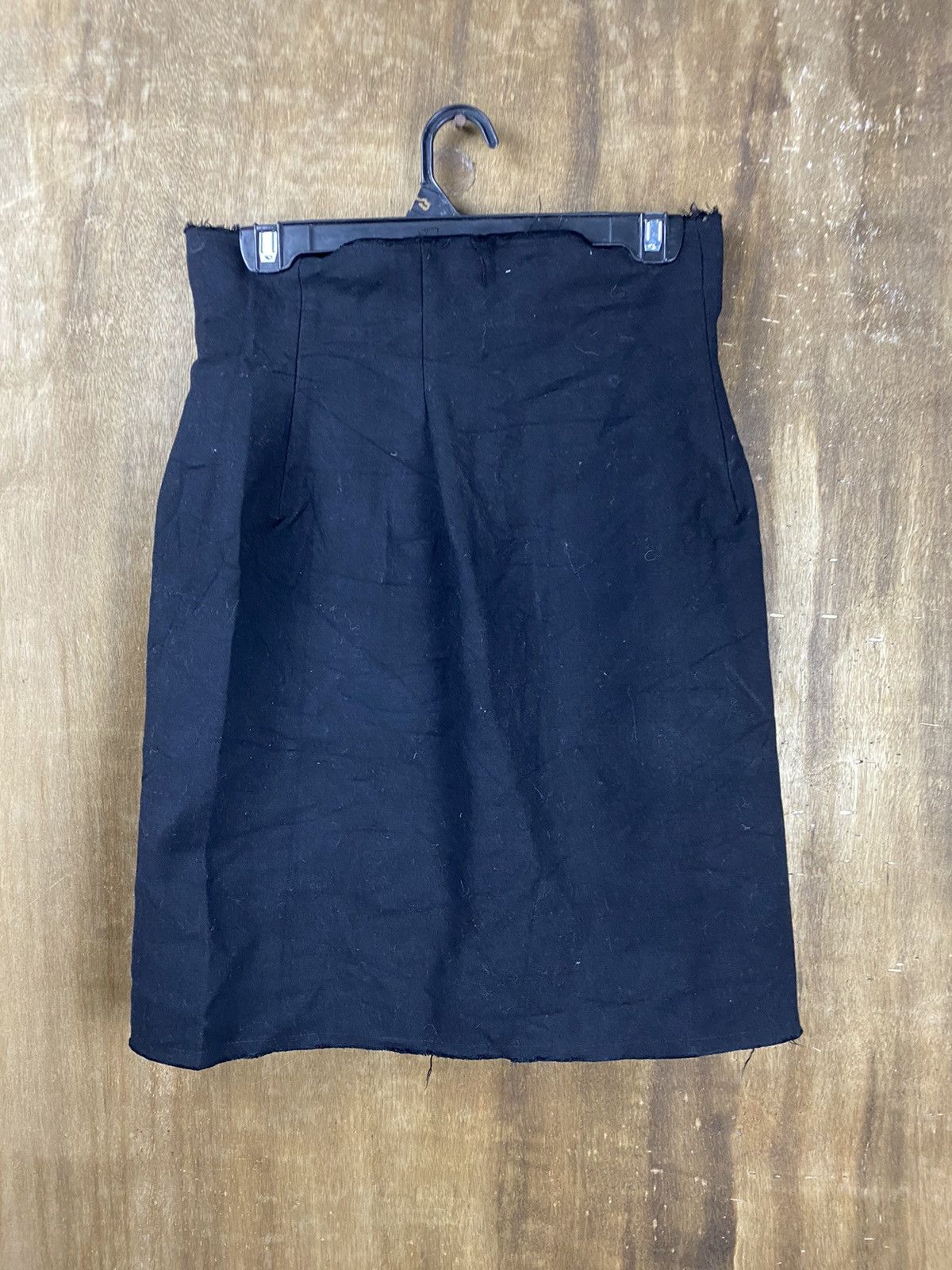 Yohji Yamamoto DL Yohji Yamamoto japan black Skirt #Z093 Size 26" / US 2 / IT 38 - 9 Thumbnail