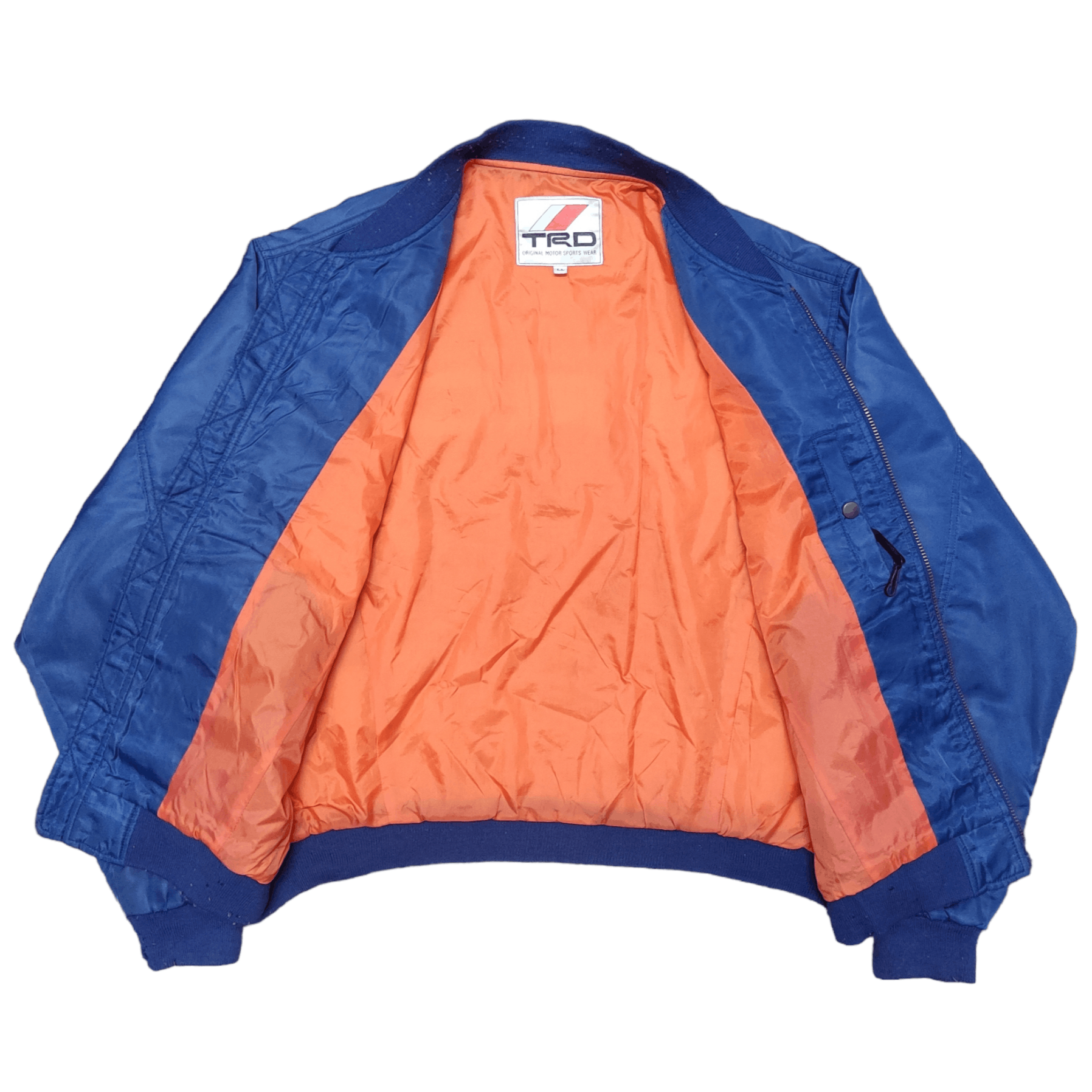 Japanese Brand Vintage TRD Toyota Racing Development Bomber Jacket Size US XL / EU 56 / 4 - 10 Thumbnail