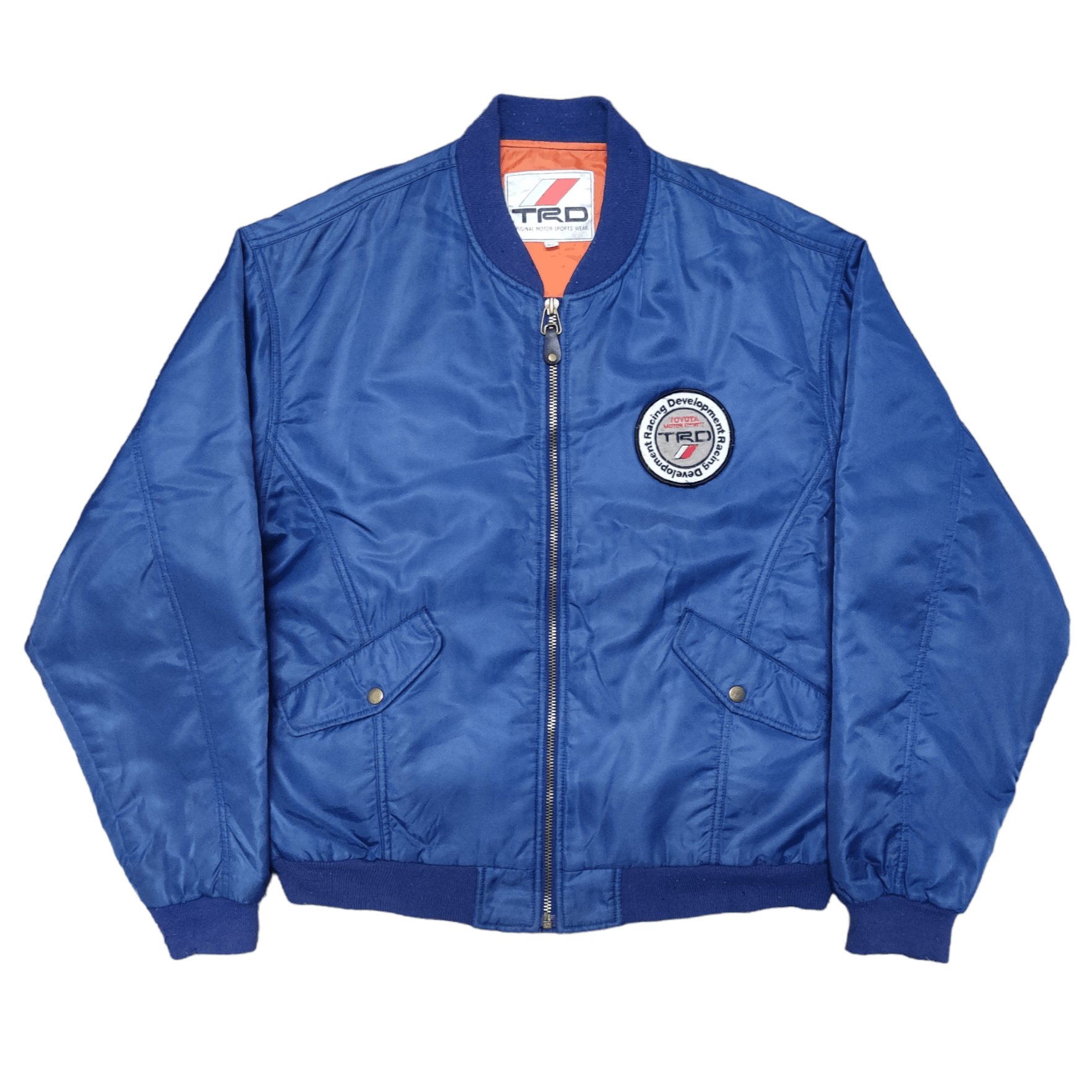 Japanese Brand Vintage TRD Toyota Racing Development Bomber Jacket Size US XL / EU 56 / 4 - 4 Thumbnail