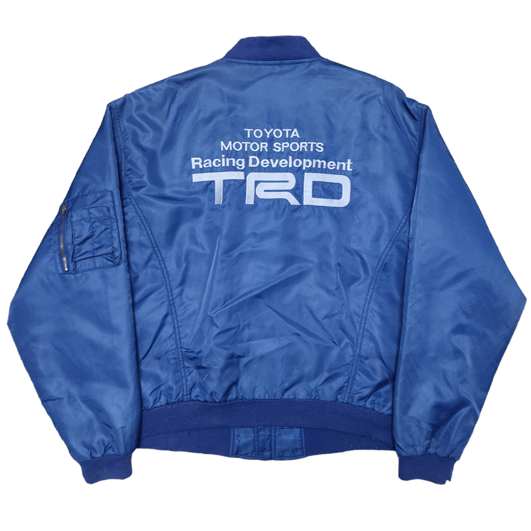 Japanese Brand Vintage TRD Toyota Racing Development Bomber Jacket Size US XL / EU 56 / 4 - 1 Thumbnail
