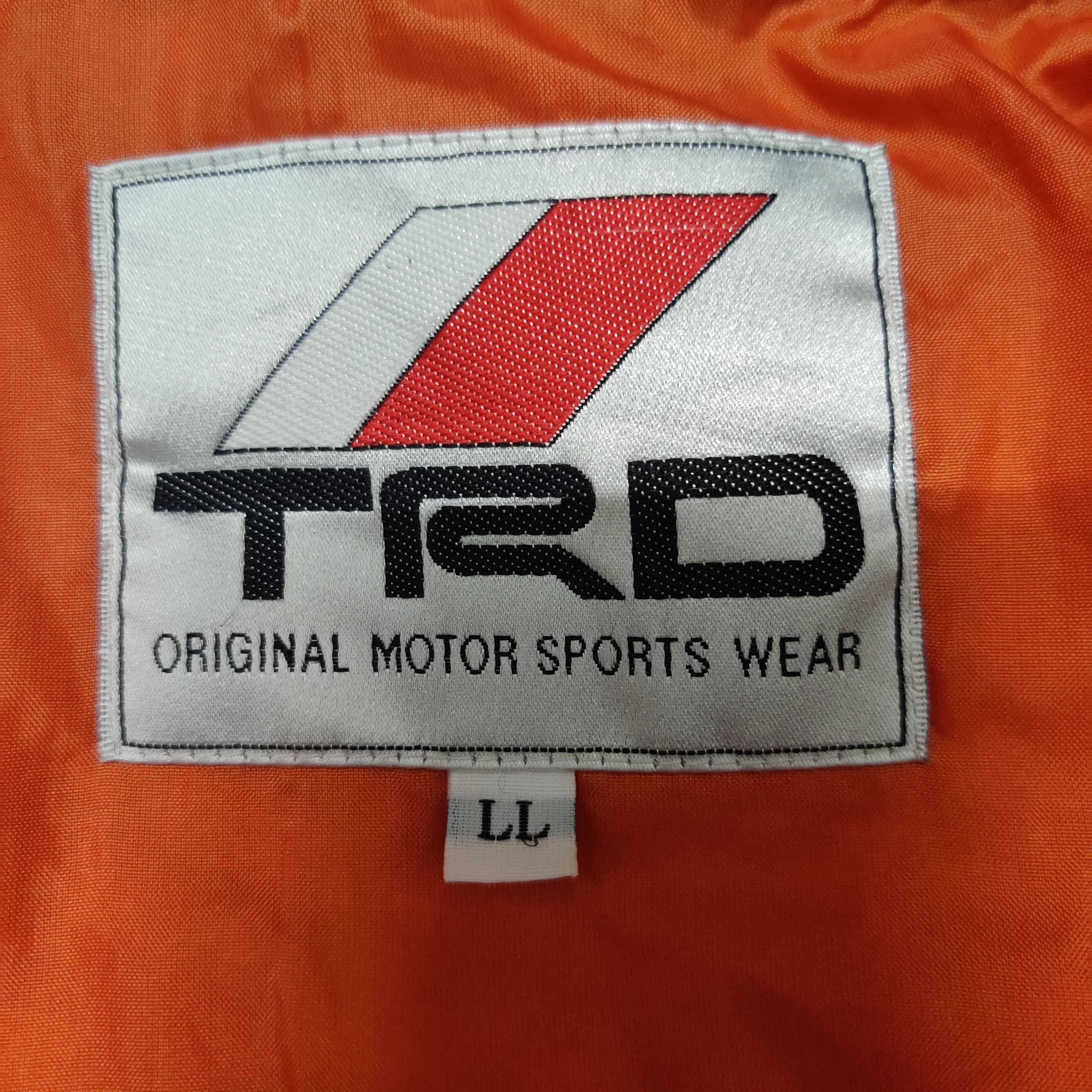 Japanese Brand Vintage TRD Toyota Racing Development Bomber Jacket Size US XL / EU 56 / 4 - 8 Thumbnail