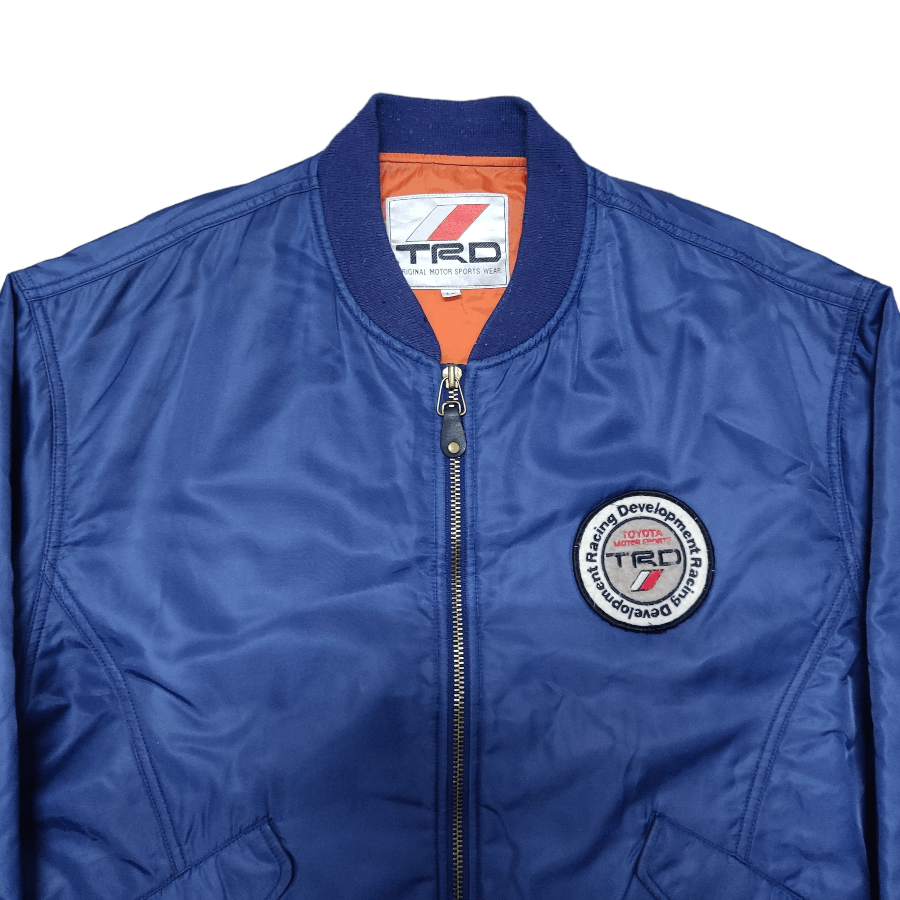 Japanese Brand Vintage TRD Toyota Racing Development Bomber Jacket Size US XL / EU 56 / 4 - 5 Thumbnail