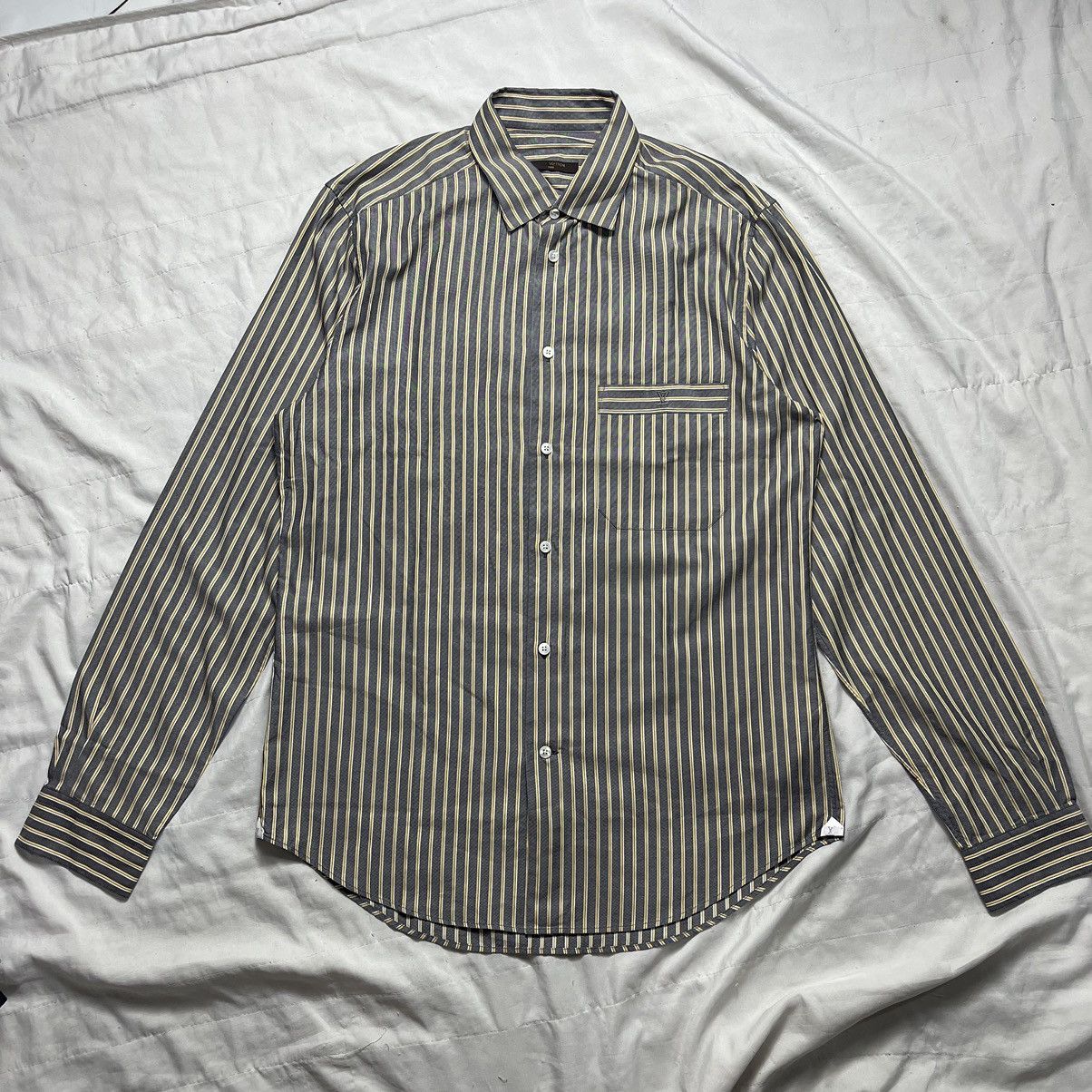 Louis Vuitton Fall 2012 Striped Button-up Shirt