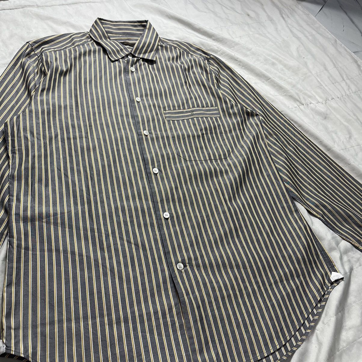 Louis Vuitton Louis Vuitton Fall 2012 Striped Button-up Shirt Size US XL / EU 56 / 4 - 2 Thumbnail