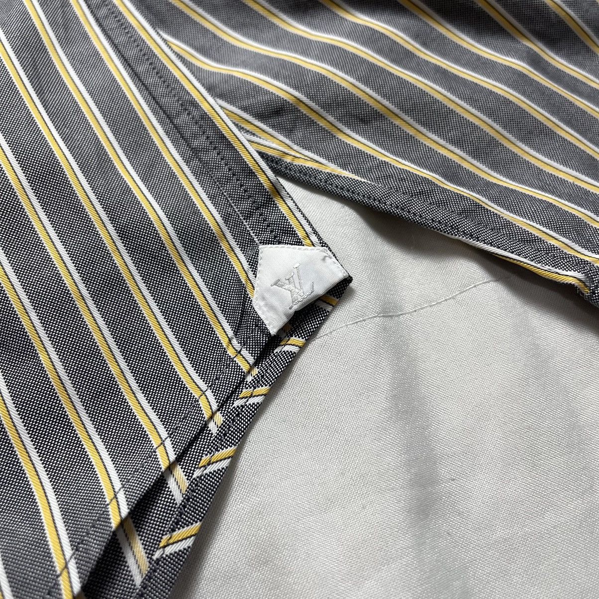 Louis Vuitton Louis Vuitton Fall 2012 Striped Button-up Shirt Size US XL / EU 56 / 4 - 6 Thumbnail
