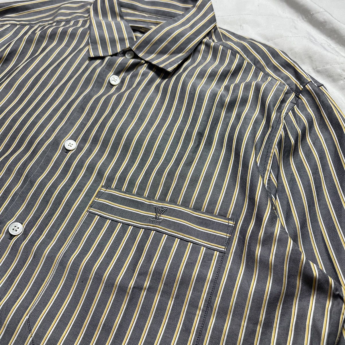 Louis Vuitton Louis Vuitton Fall 2012 Striped Button-up Shirt Size US XL / EU 56 / 4 - 3 Thumbnail