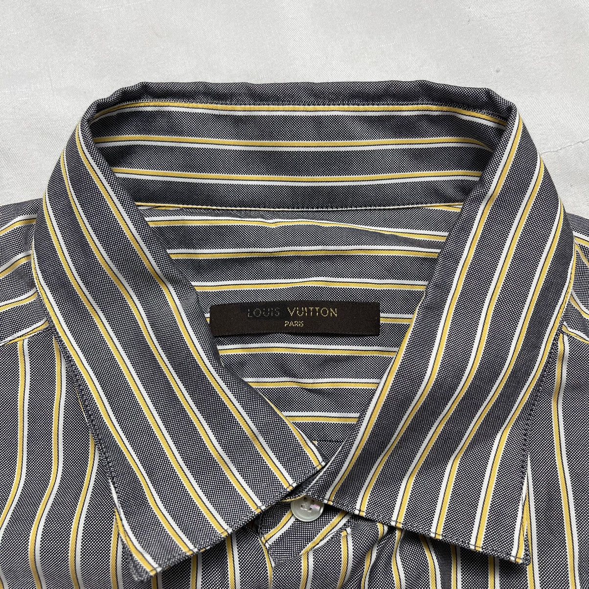 Louis Vuitton Louis Vuitton Fall 2012 Striped Button-up Shirt Size US XL / EU 56 / 4 - 4 Thumbnail