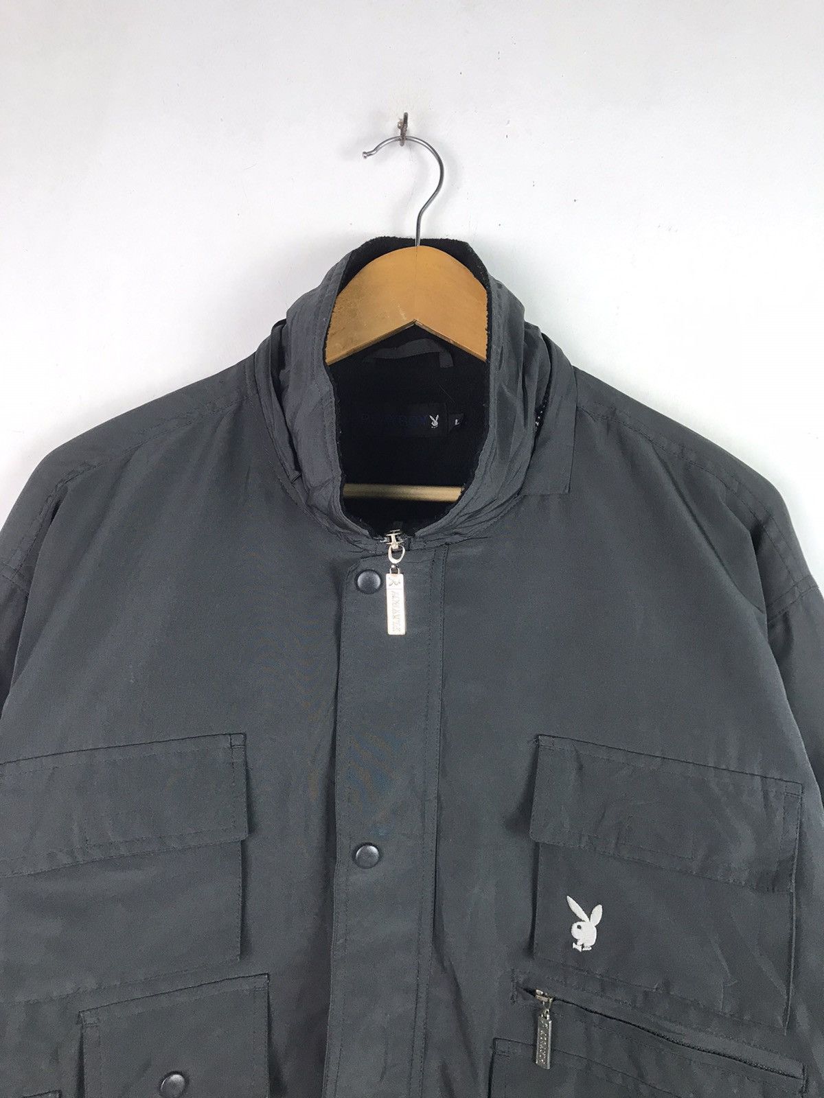 Japanese Brand × Playboy × Vintage Vintage 90's Playboy Pocketable Jacket Rare design Size US L / EU 52-54 / 3 - 3 Thumbnail