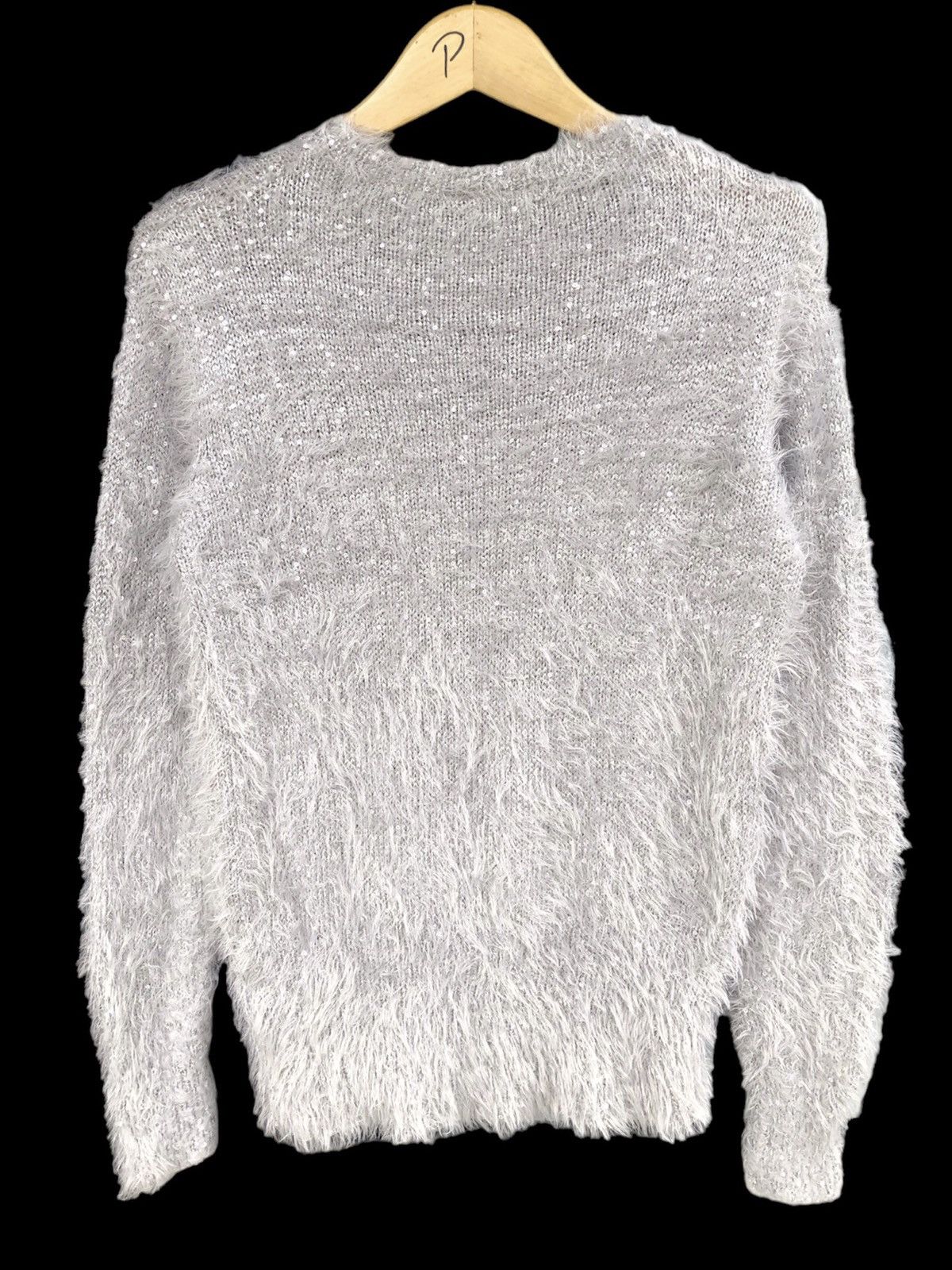 Hysteric Glamour × Issey Miyake × Japanese Brand Fuzzy Mohair BELOVED Shag Shaggy Knitwear Size US M / EU 48-50 / 2 - 2 Thumbnail