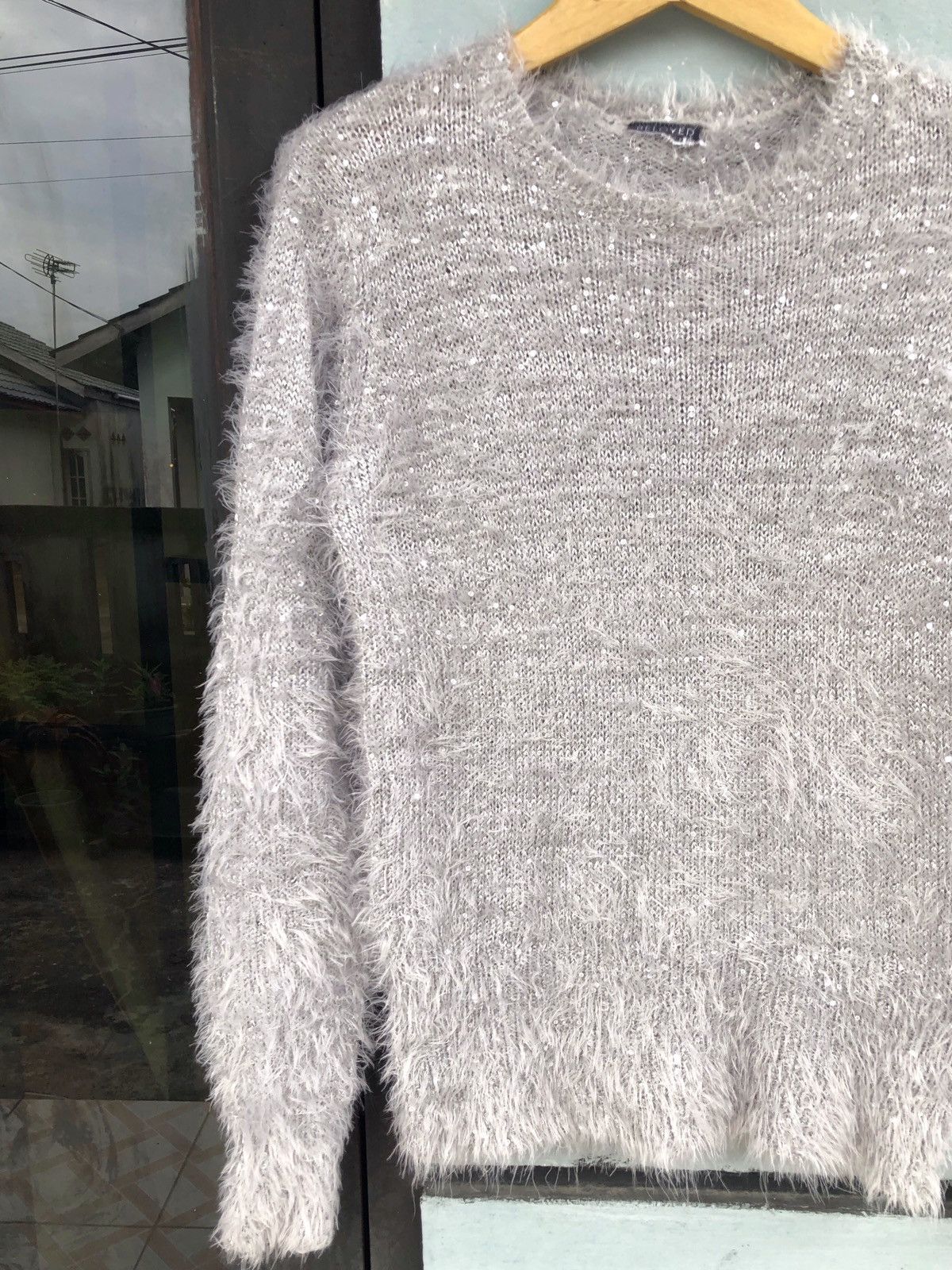 Hysteric Glamour × Issey Miyake × Japanese Brand Fuzzy Mohair BELOVED Shag Shaggy Knitwear Size US M / EU 48-50 / 2 - 3 Thumbnail